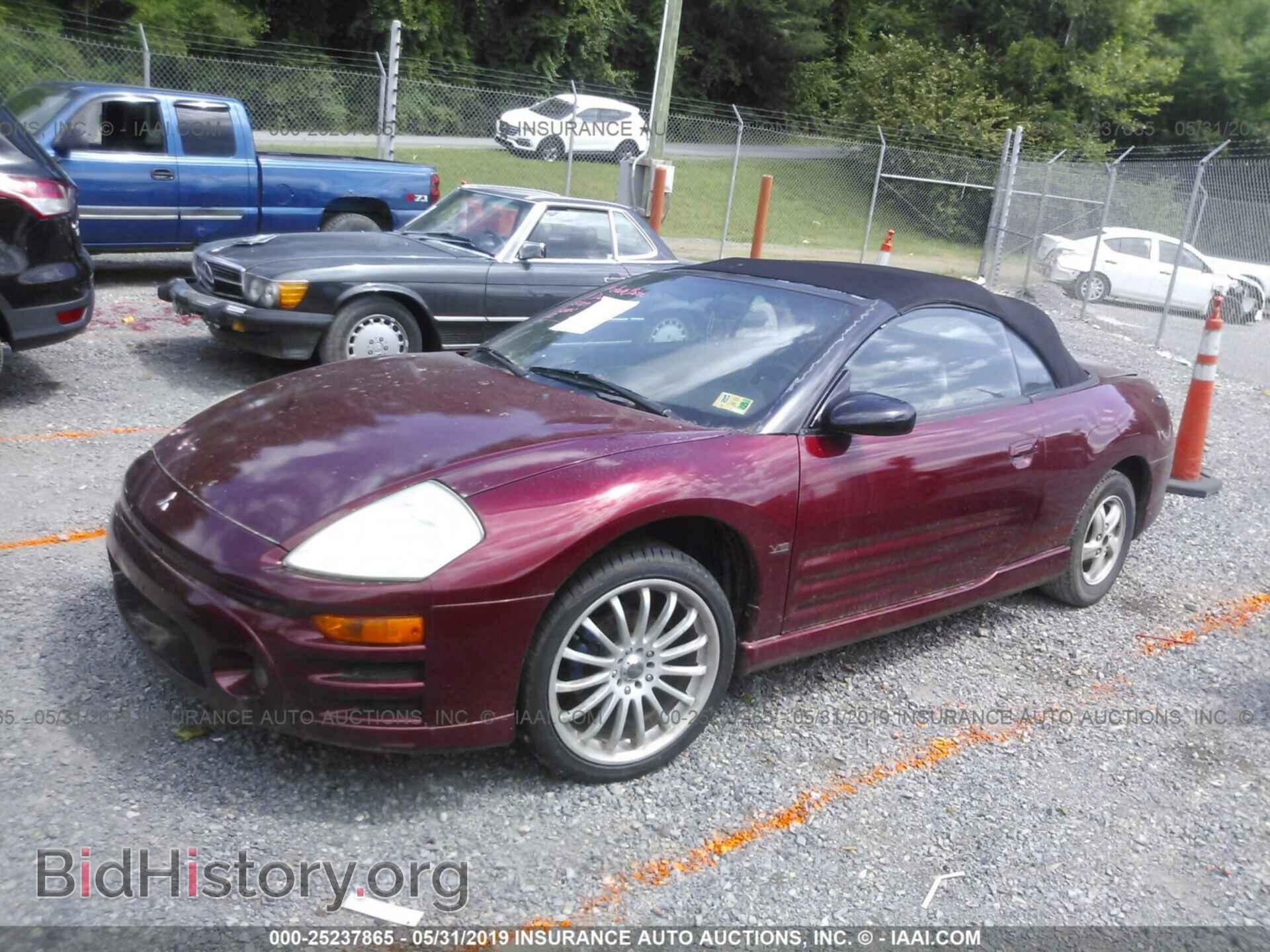 2003 MITSUBISHI ECLIPSE - VIN: 4A3AE75H53E015837 - Фото 2