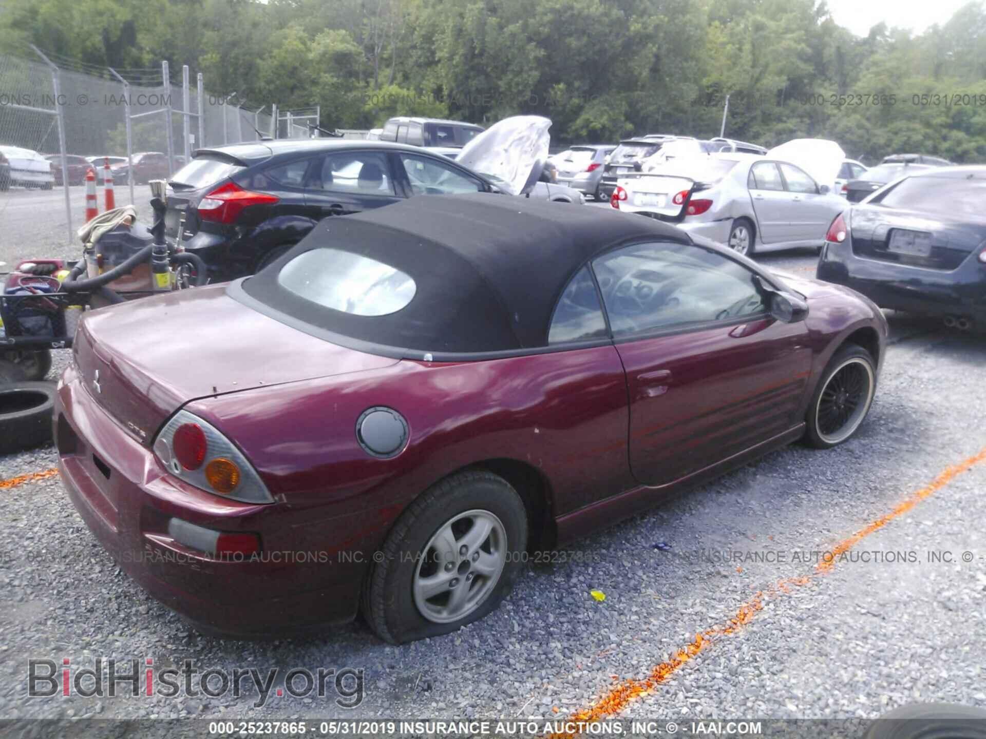 2003 MITSUBISHI ECLIPSE - VIN: 4A3AE75H53E015837 - Фото 4