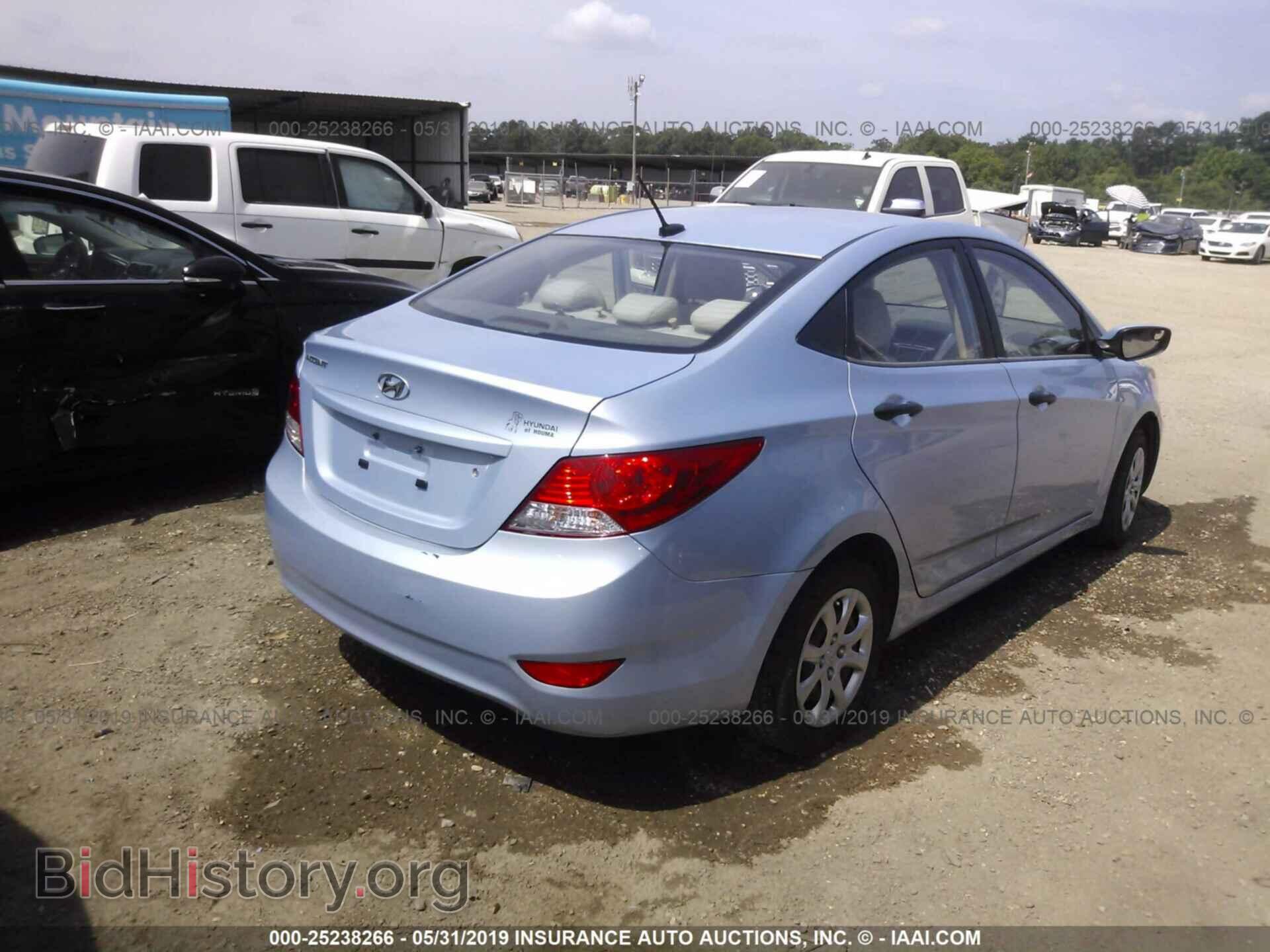 2012 HYUNDAI ACCENT - VIN: KMHCT4AE7CU078791 - Фото 4