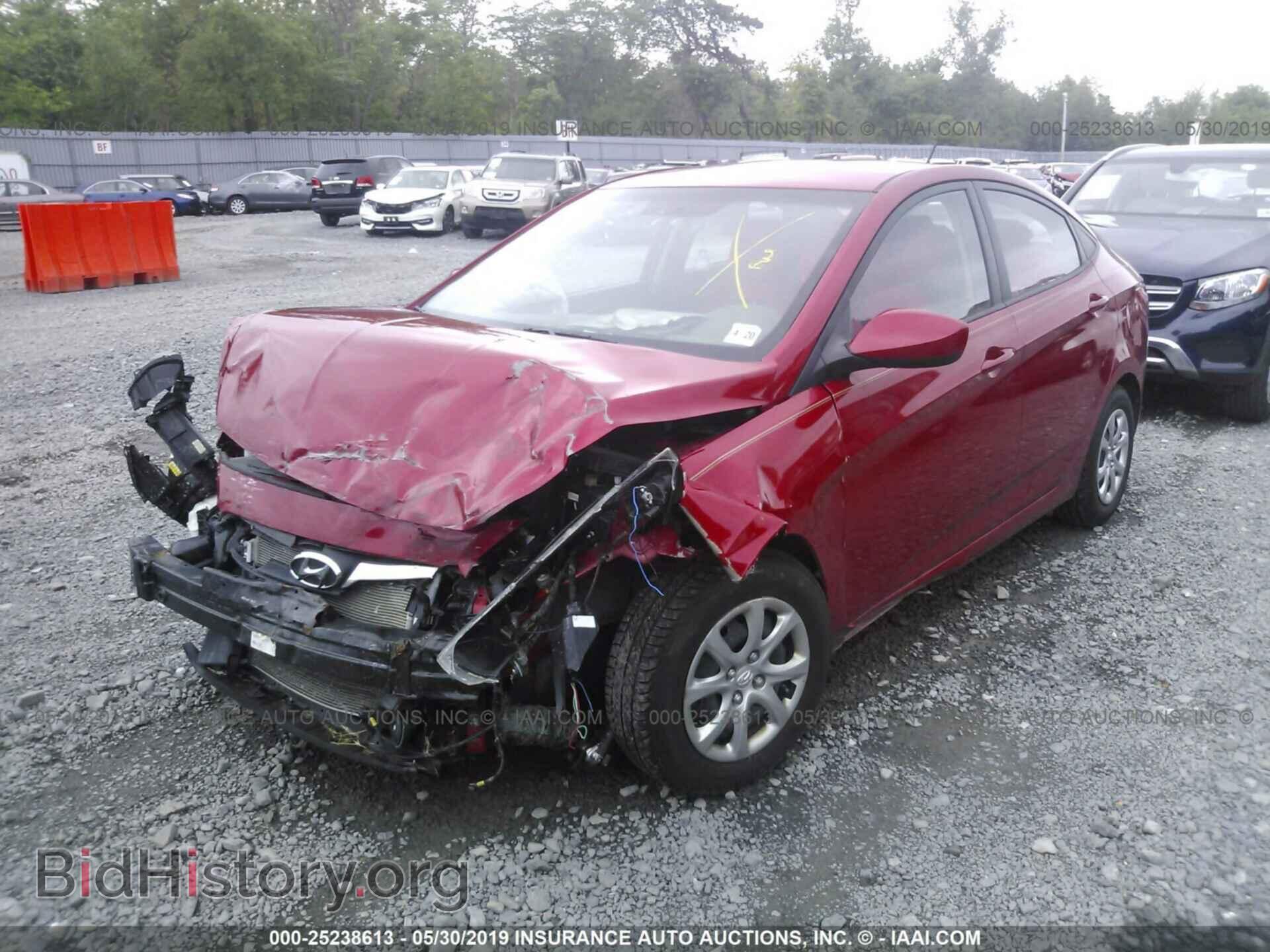 2014 HYUNDAI ACCENT - VIN: KMHCT4AE9EU759697 - Фото 2