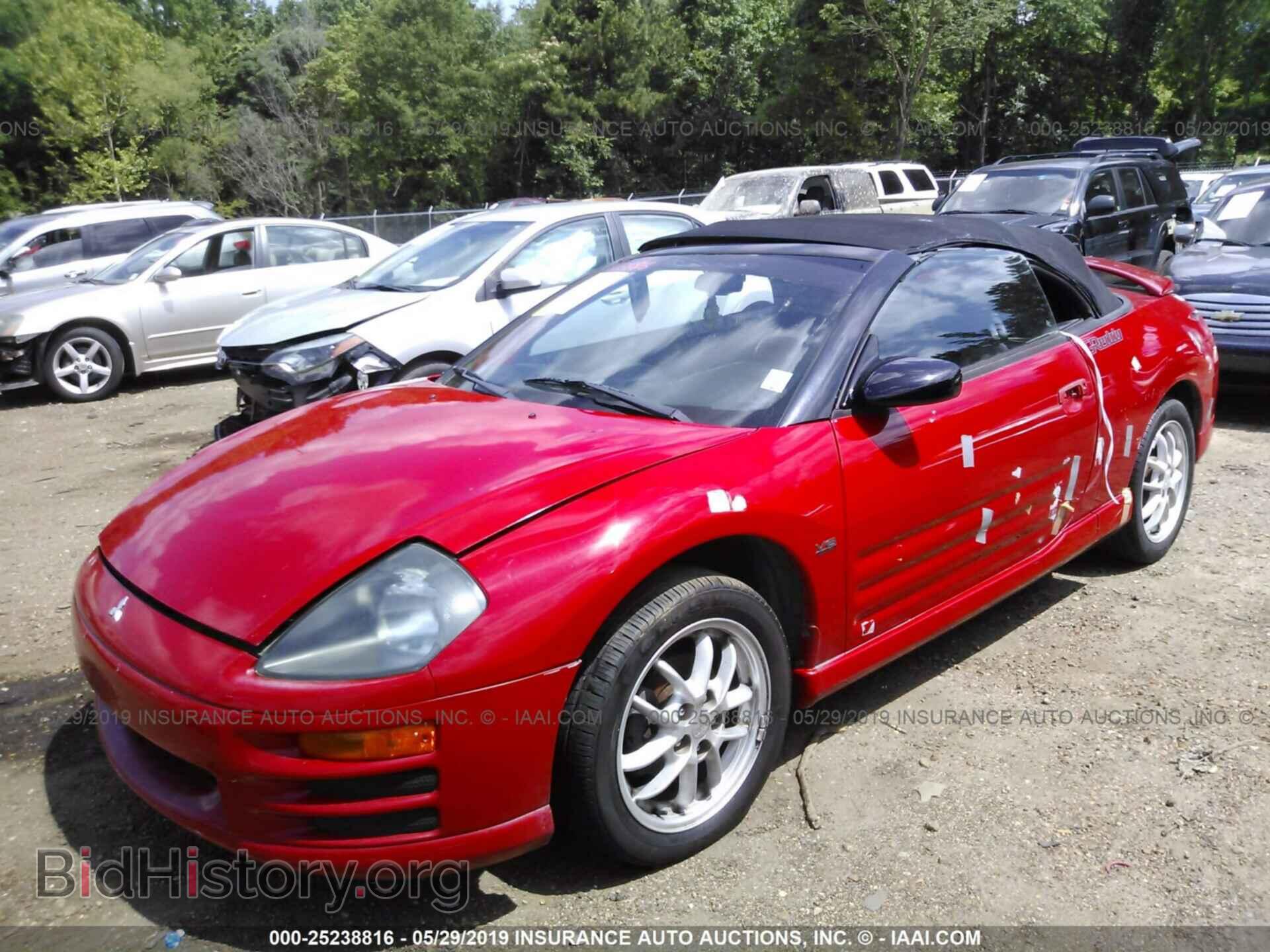 2002 MITSUBISHI ECLIPSE - VIN: 4A3AE85H82E053826 - Фото 2