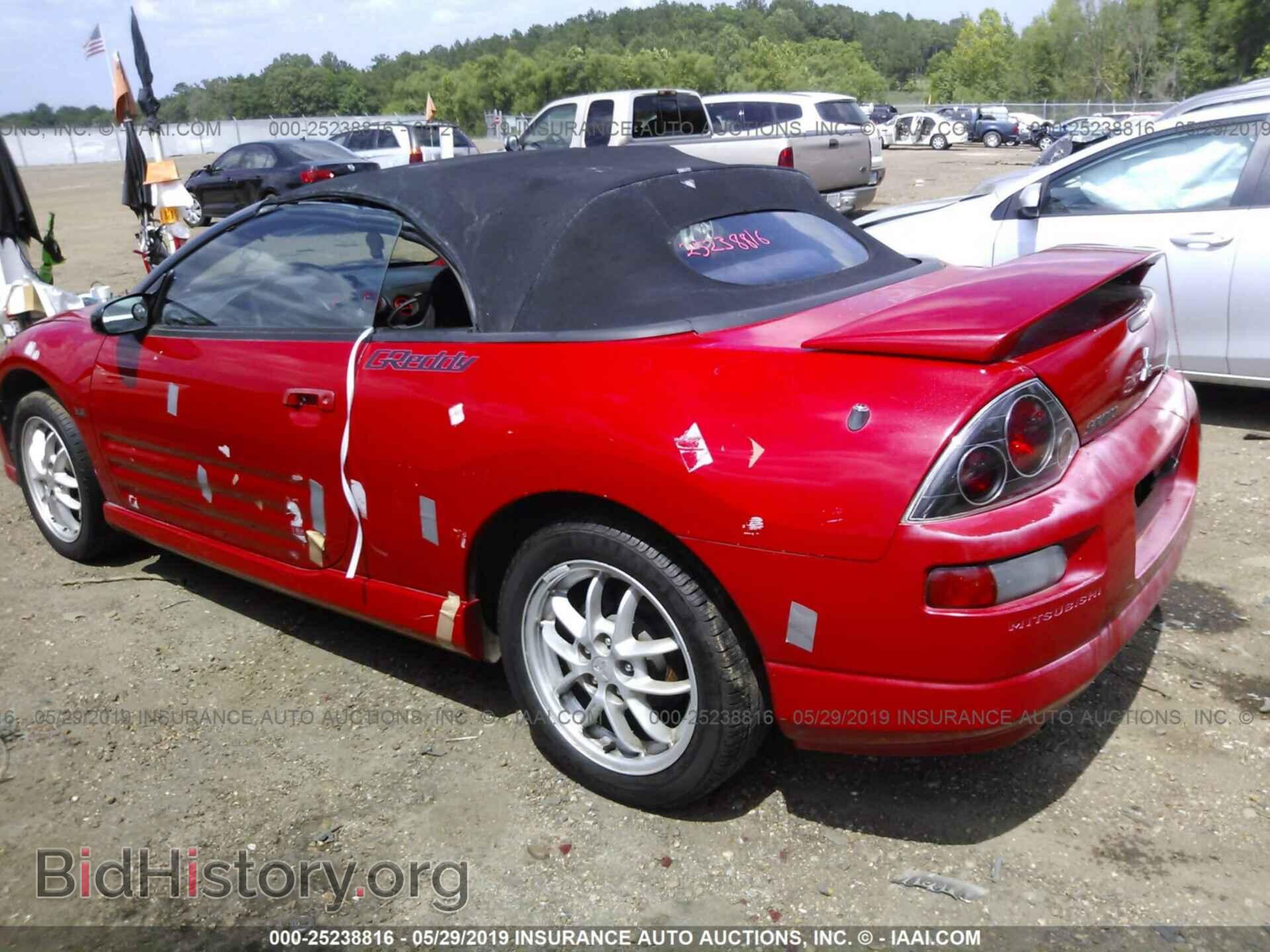 2002 MITSUBISHI ECLIPSE - VIN: 4A3AE85H82E053826 - Фото 3