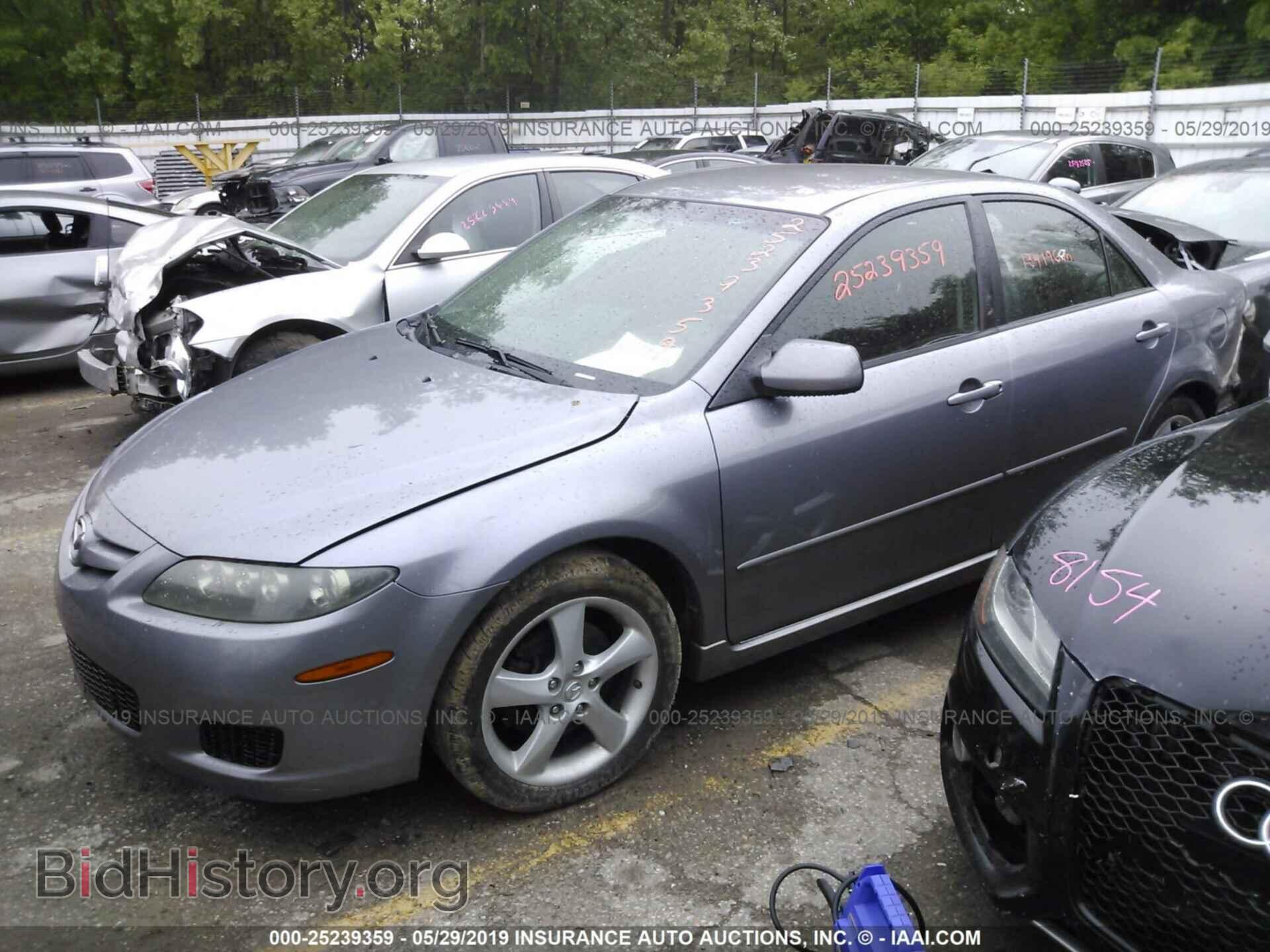 2008 MAZDA 6 - VIN: 1YVHP80CX85M12345 - Фото 2