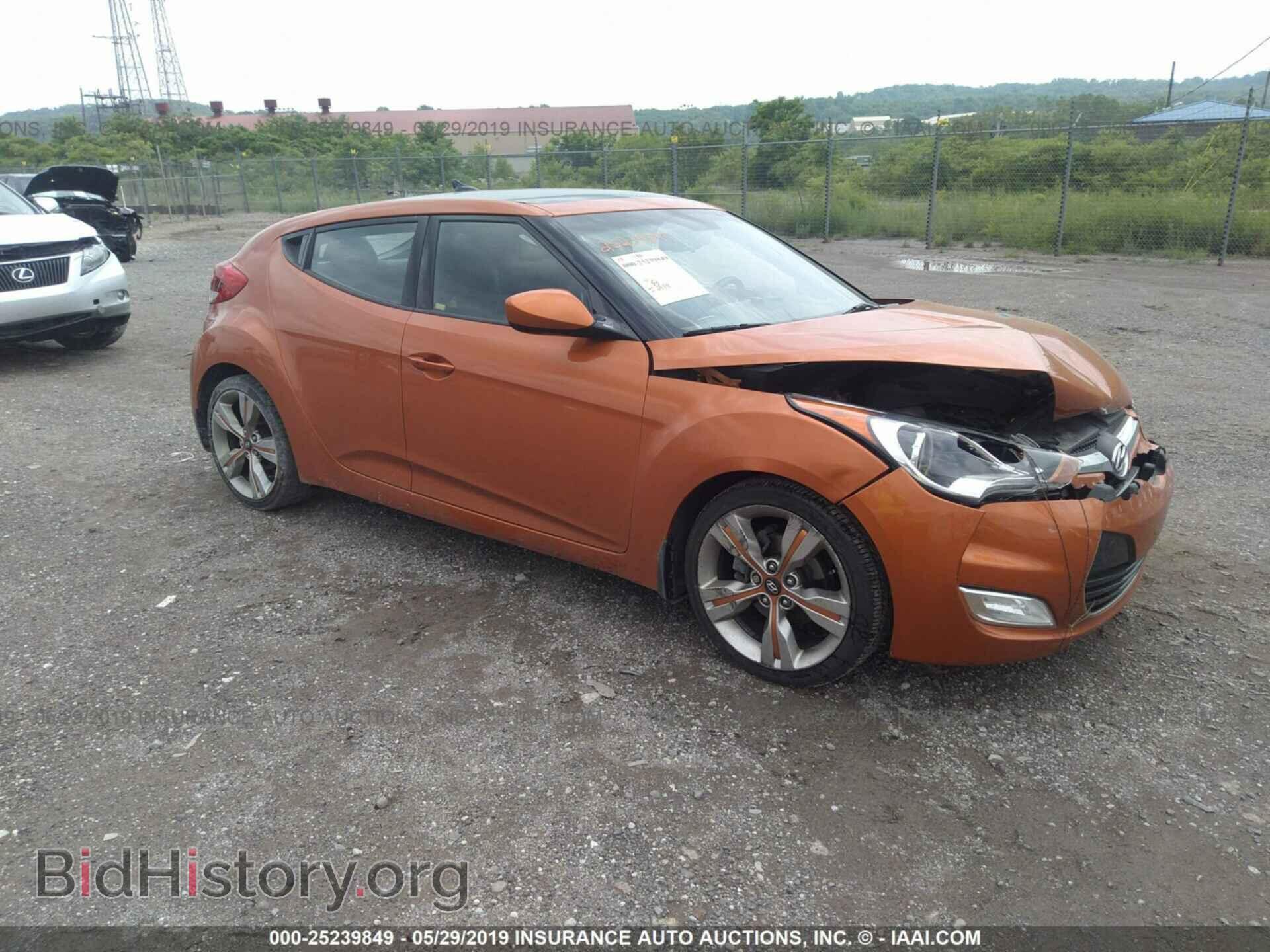 Photo KMHTC6AD2CU052425 - HYUNDAI VELOSTER 2012