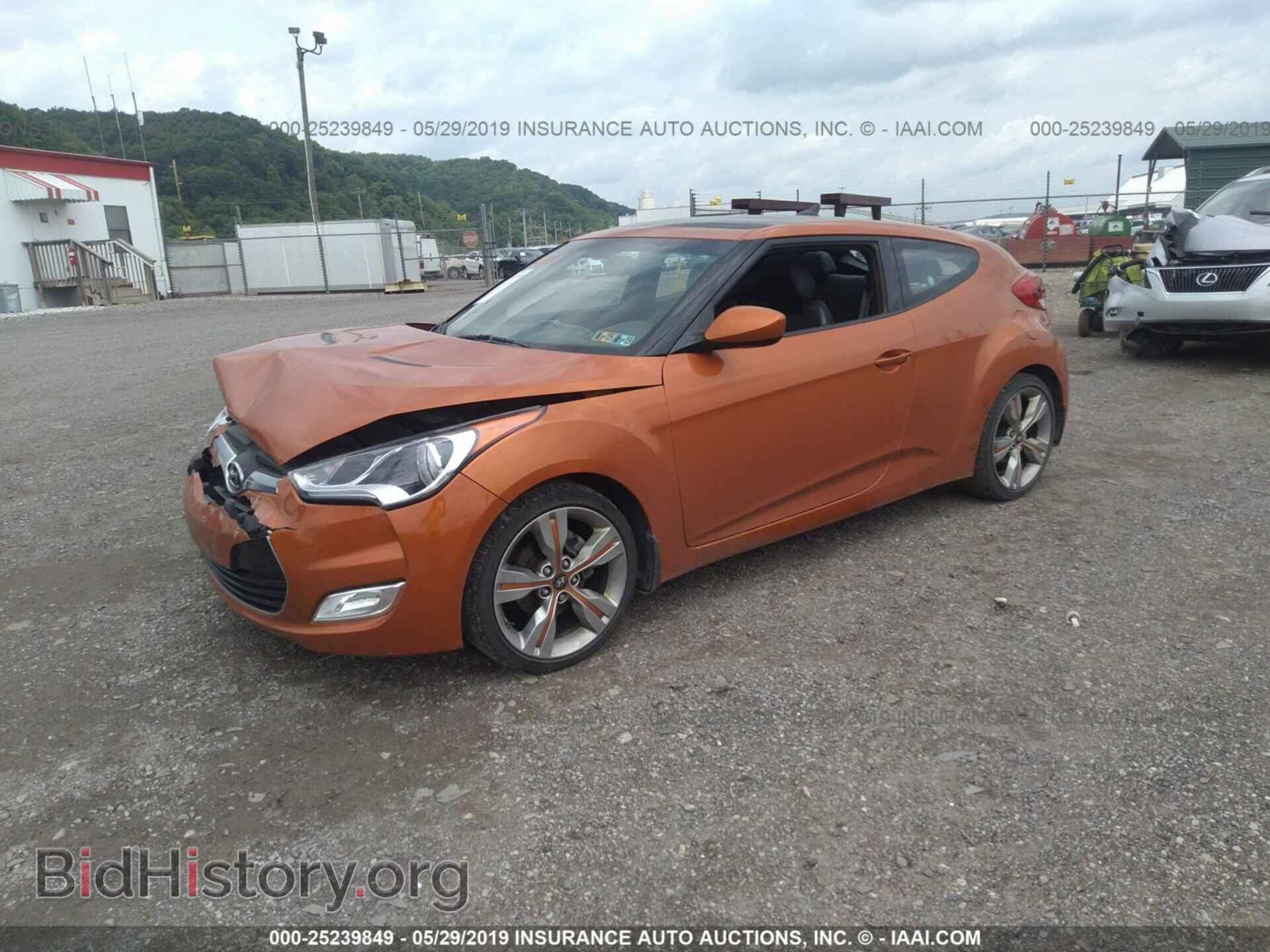2012 HYUNDAI VELOSTER - VIN: KMHTC6AD2CU052425 - Фото 2