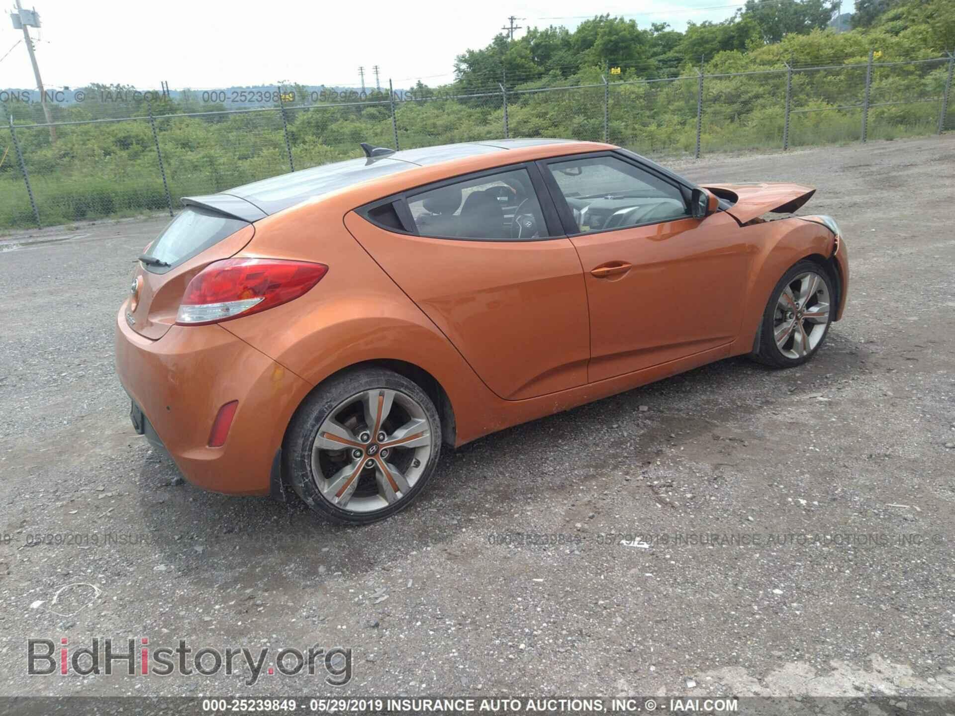 2012 HYUNDAI VELOSTER - VIN: KMHTC6AD2CU052425 - Фото 4