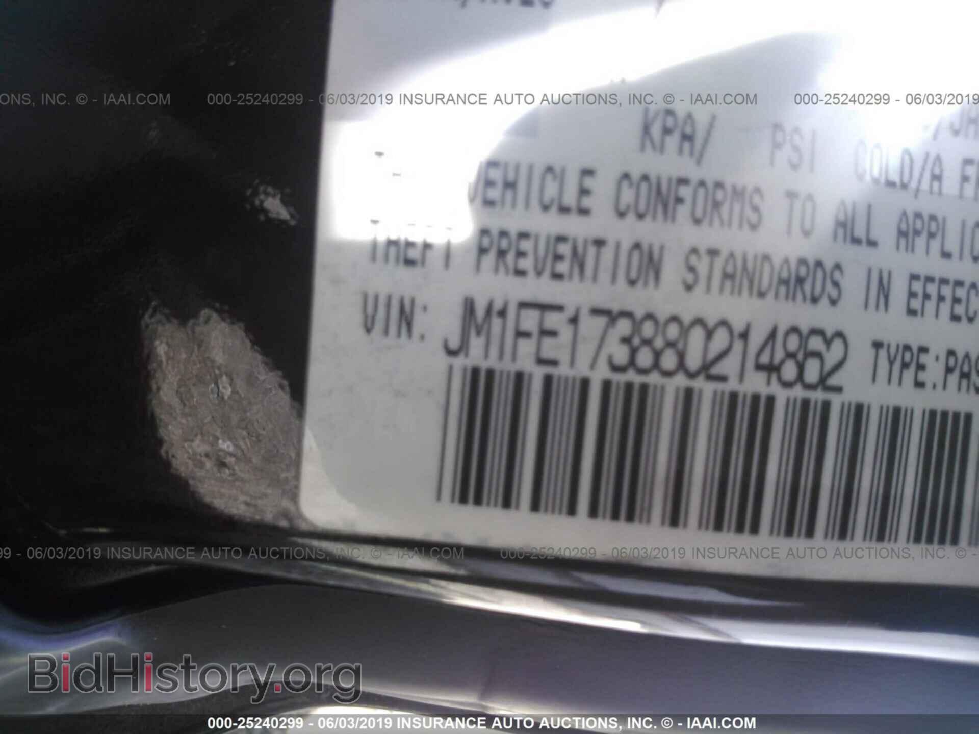 2008 MAZDA RX8 - VIN: JM1FE173880214862 - Фото 9