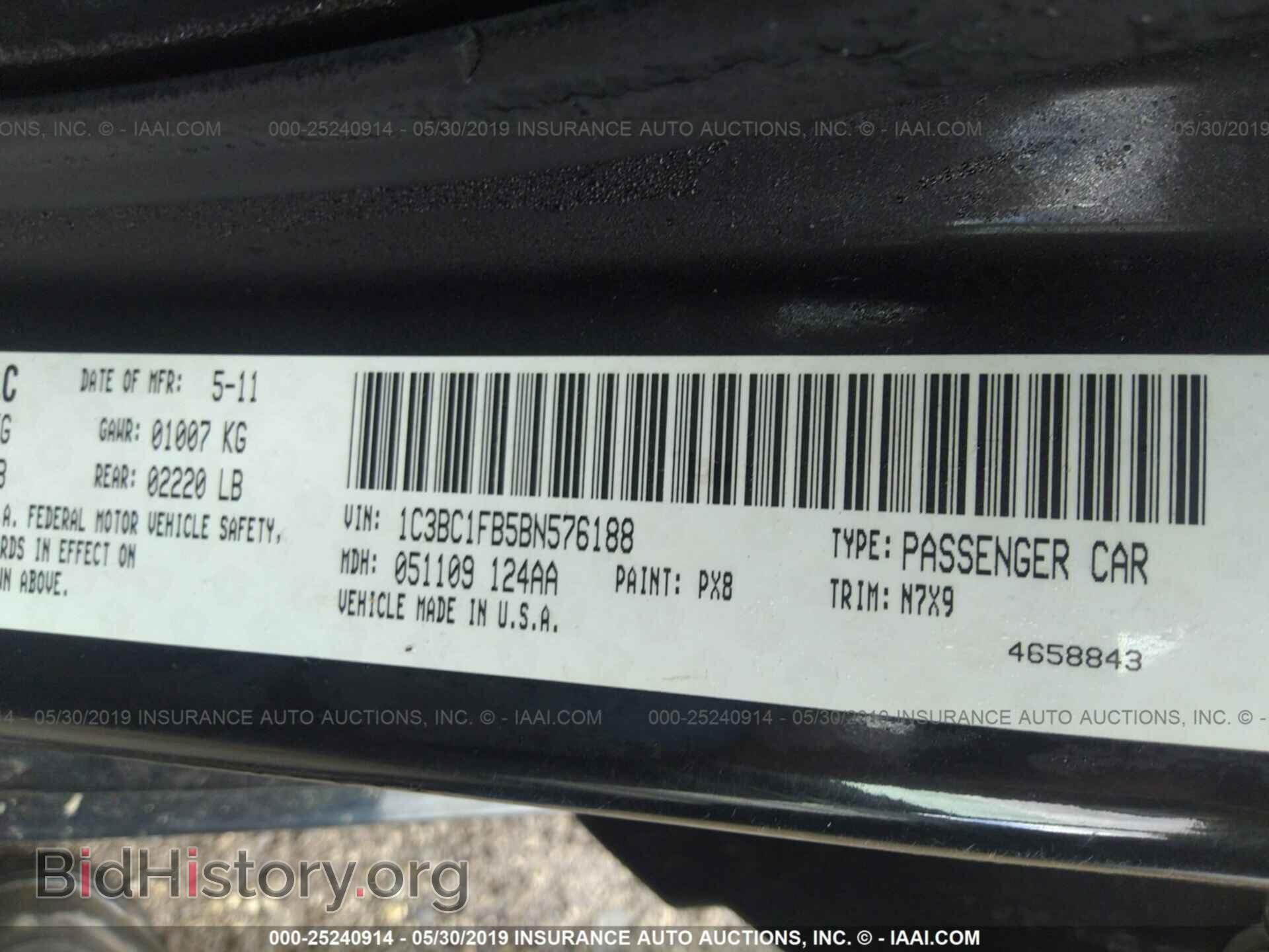 2011 CHRYSLER 200 - VIN: 1C3BC1FB5BN576188 - Photo 9