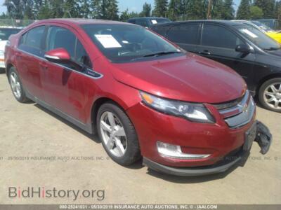 2013 Chevrolet VOLT, красный — VIN 1G1RA6E45DU109306, IAAI