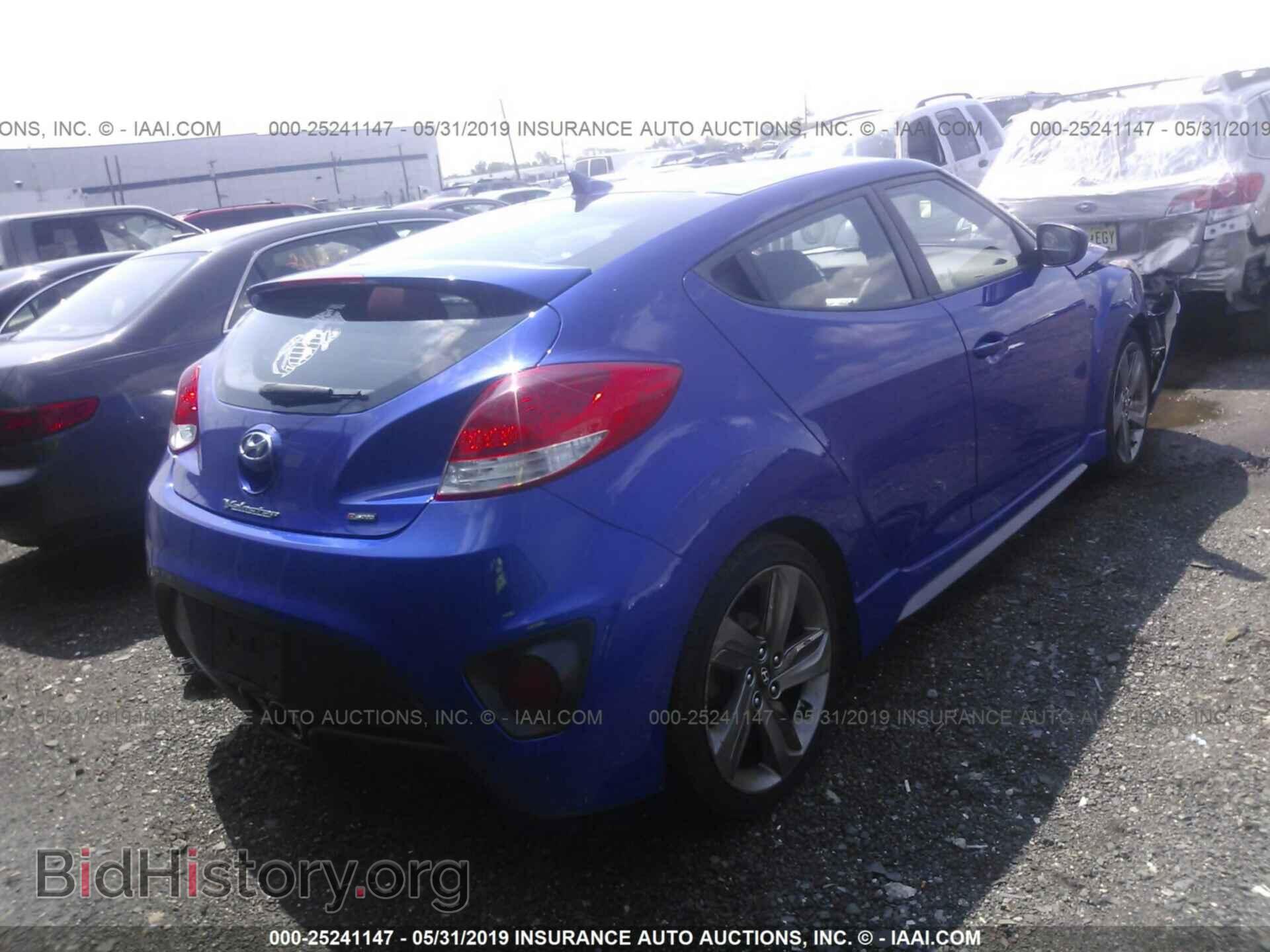 2014 HYUNDAI VELOSTER - VIN: KMHTC6AE5EU200787 - Фото 4