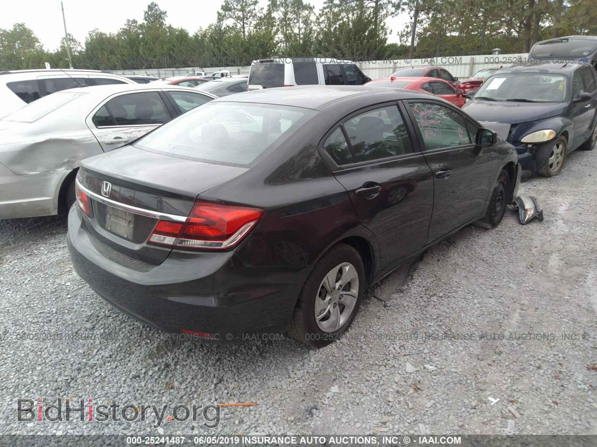 2013 HONDA CIVIC - VIN: 19XFB2F53DE012465 - Фото 4