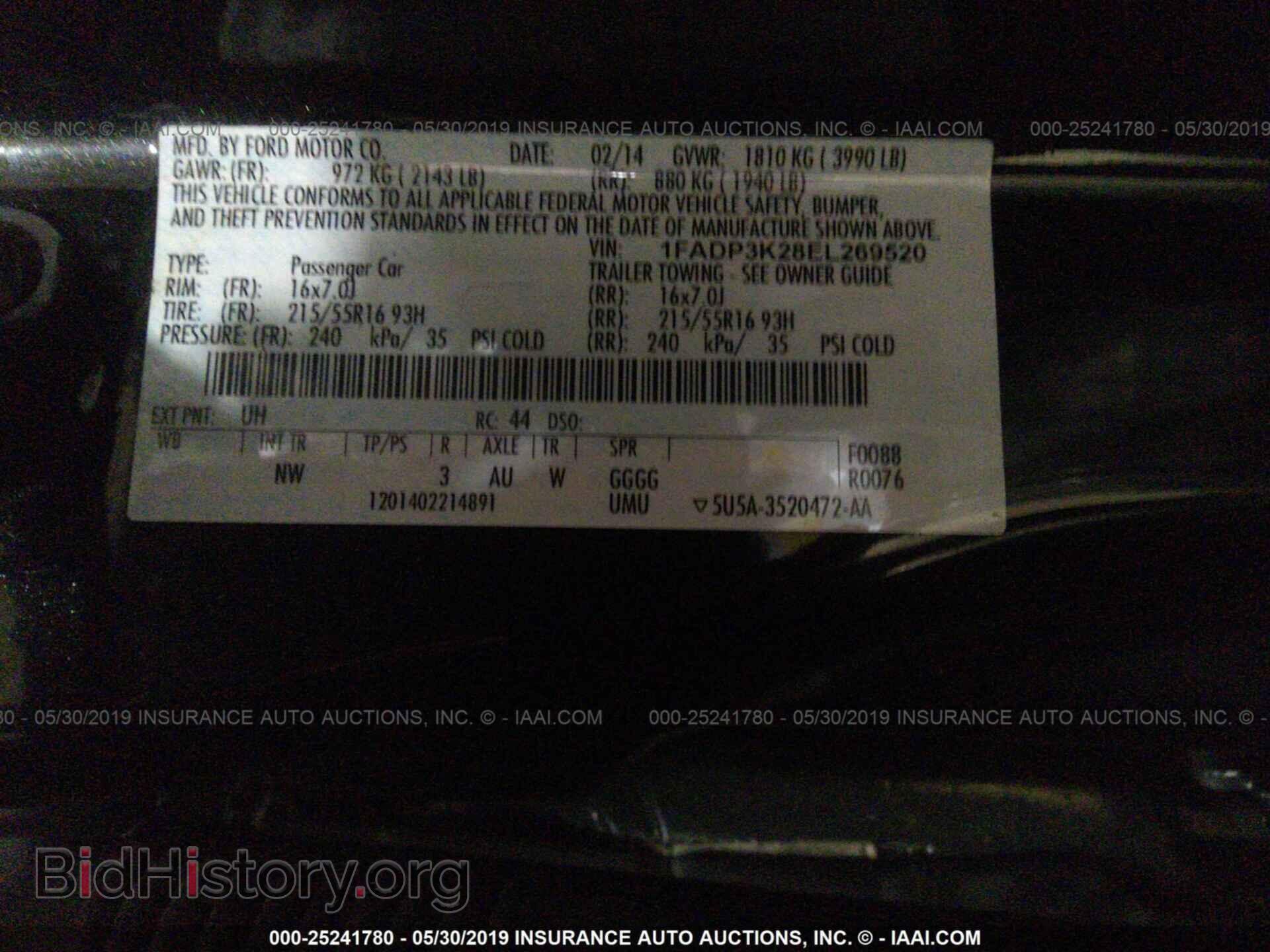 2014 FORD FOCUS - VIN: 1FADP3K28EL269520 - Photo 9