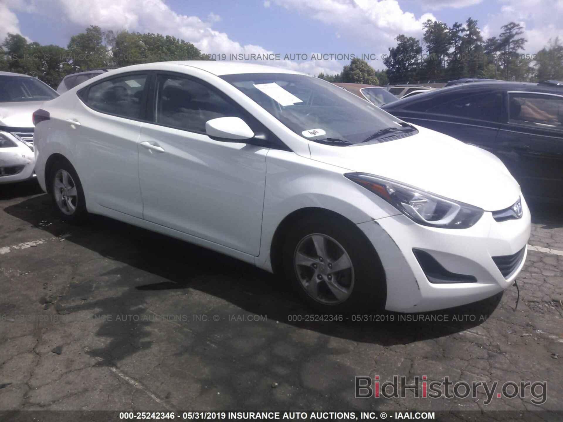 Photo 5NPDH4AEXEH466198 - HYUNDAI ELANTRA 2014