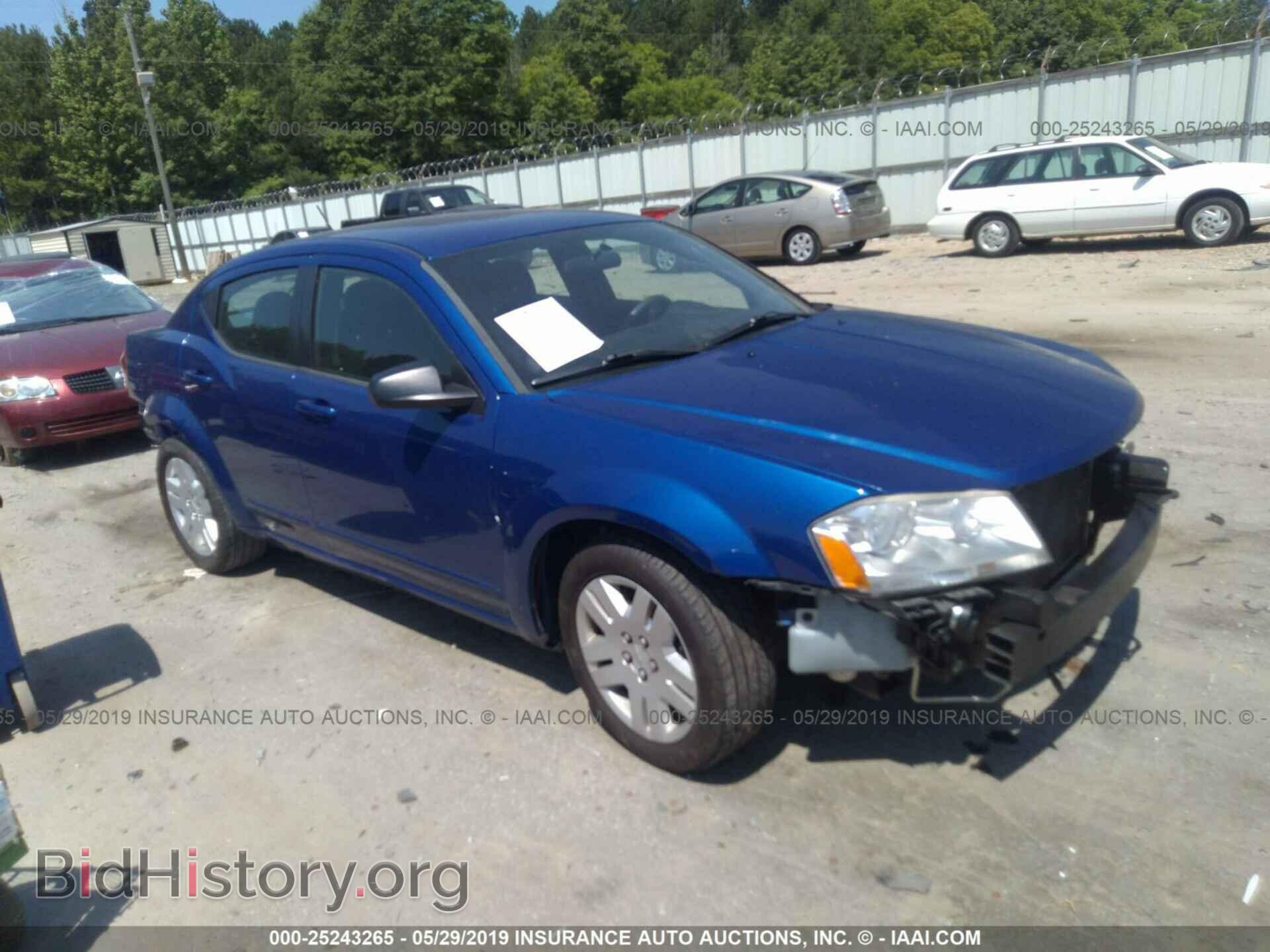 Photo 1C3CDZABXCN323408 - DODGE AVENGER 2012