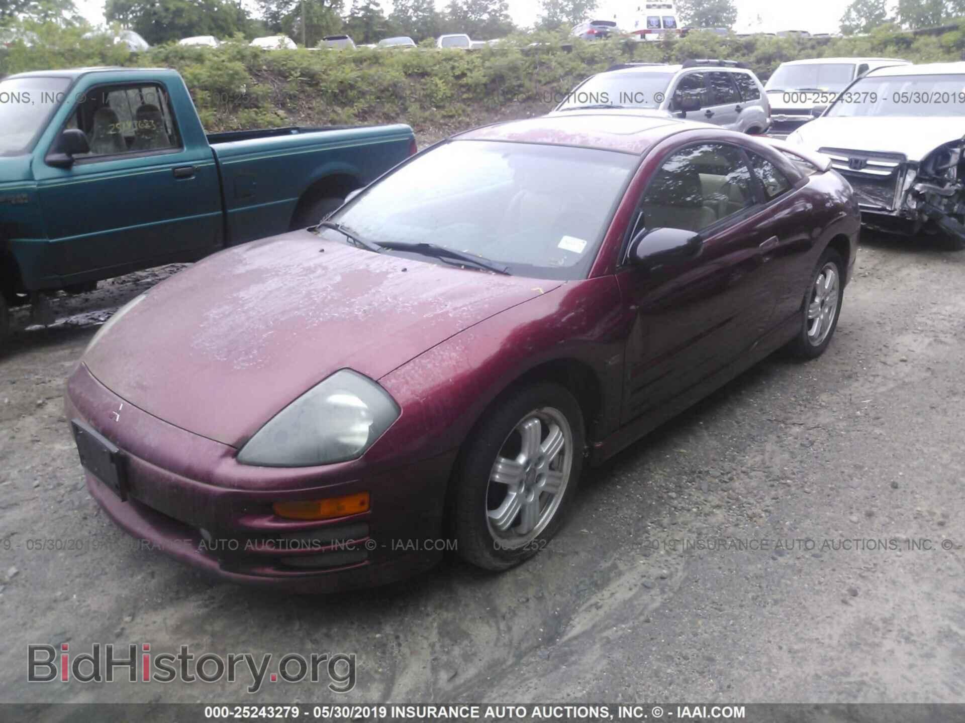 2001 MITSUBISHI ECLIPSE - VIN: 4A3AC84H41E085940 - Фото 2