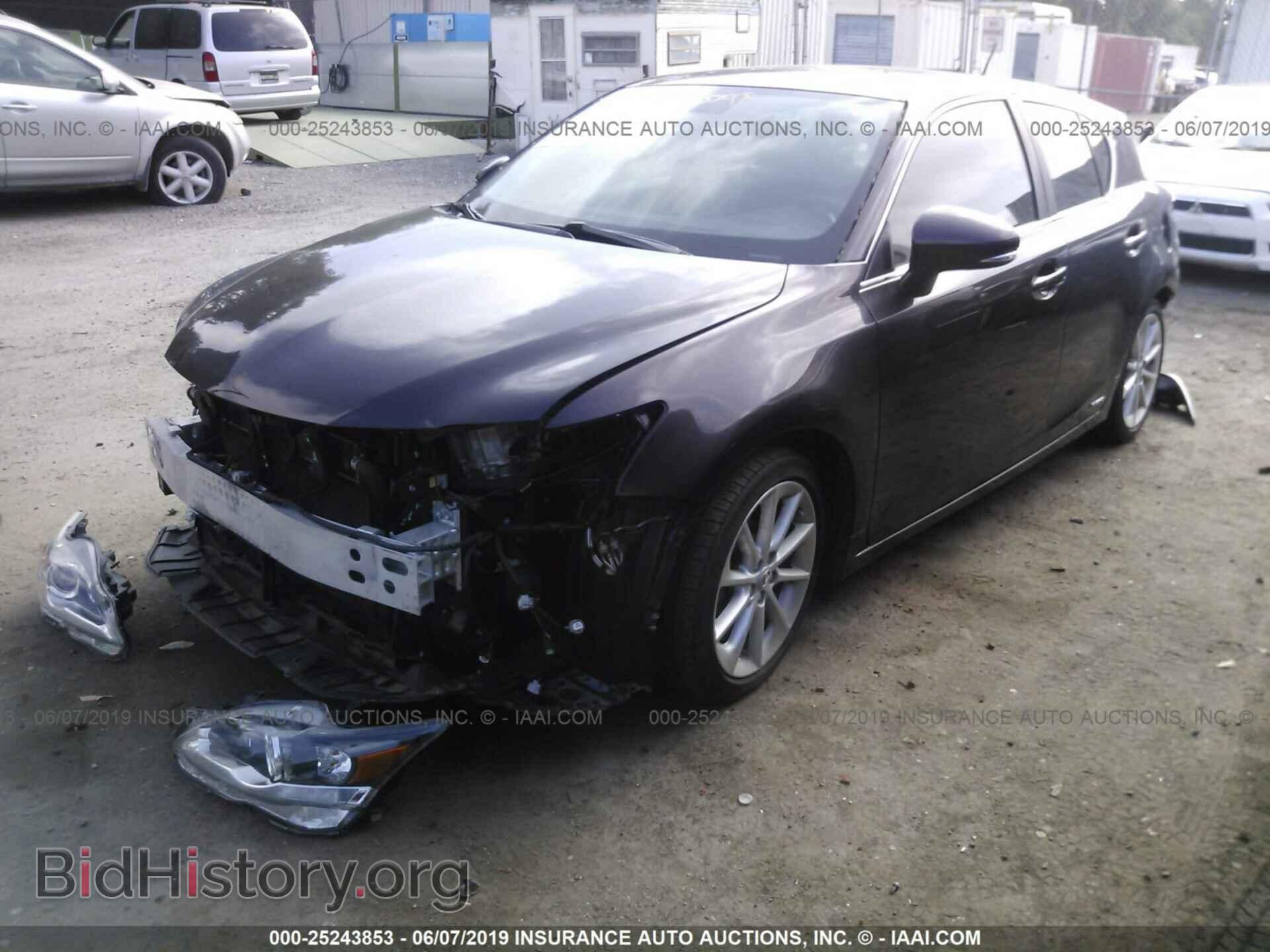 2012 LEXUS CT - VIN: JTHKD5BH9C2059200 - Фото 2