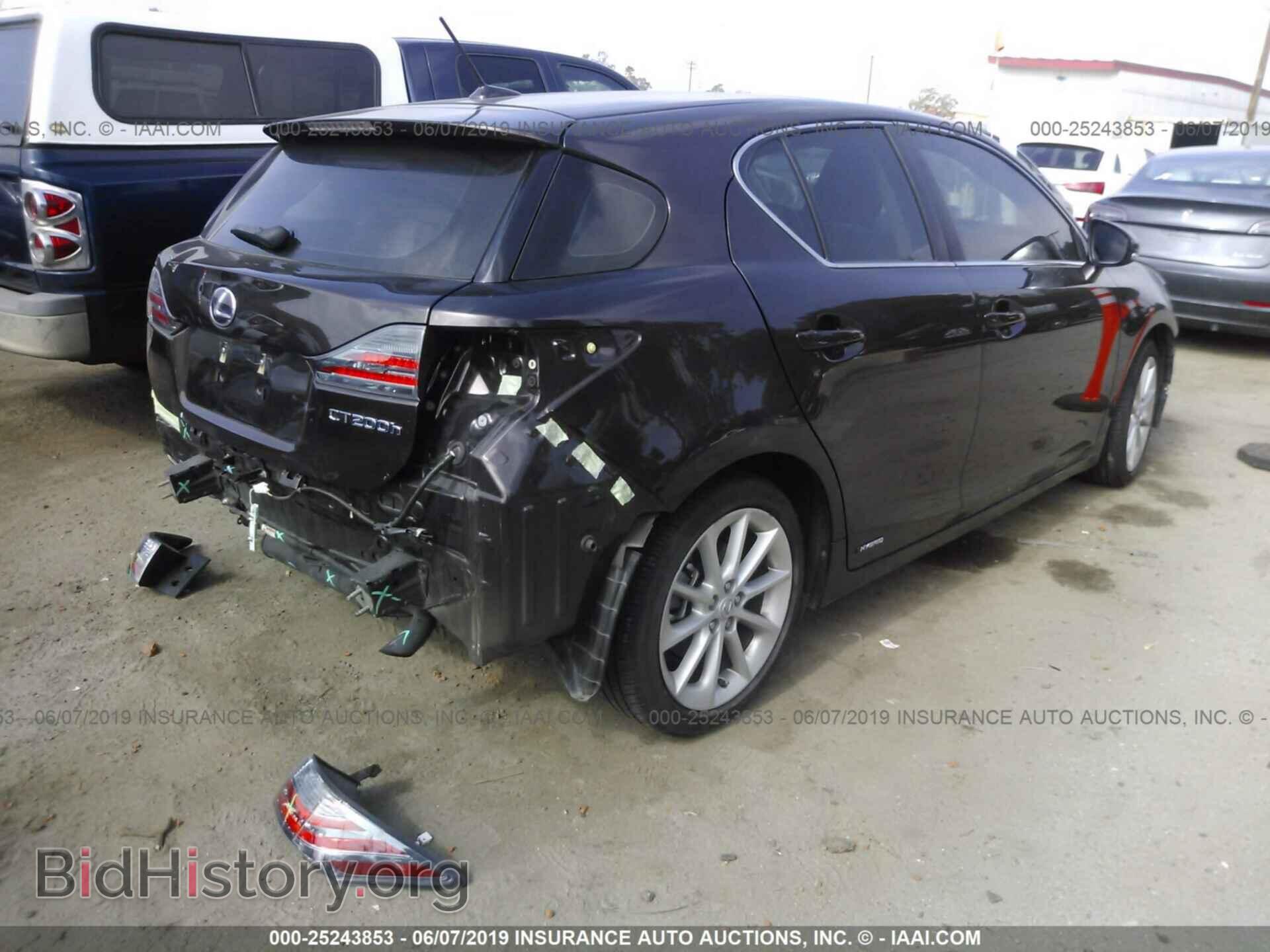 2012 LEXUS CT - VIN: JTHKD5BH9C2059200 - Фото 4