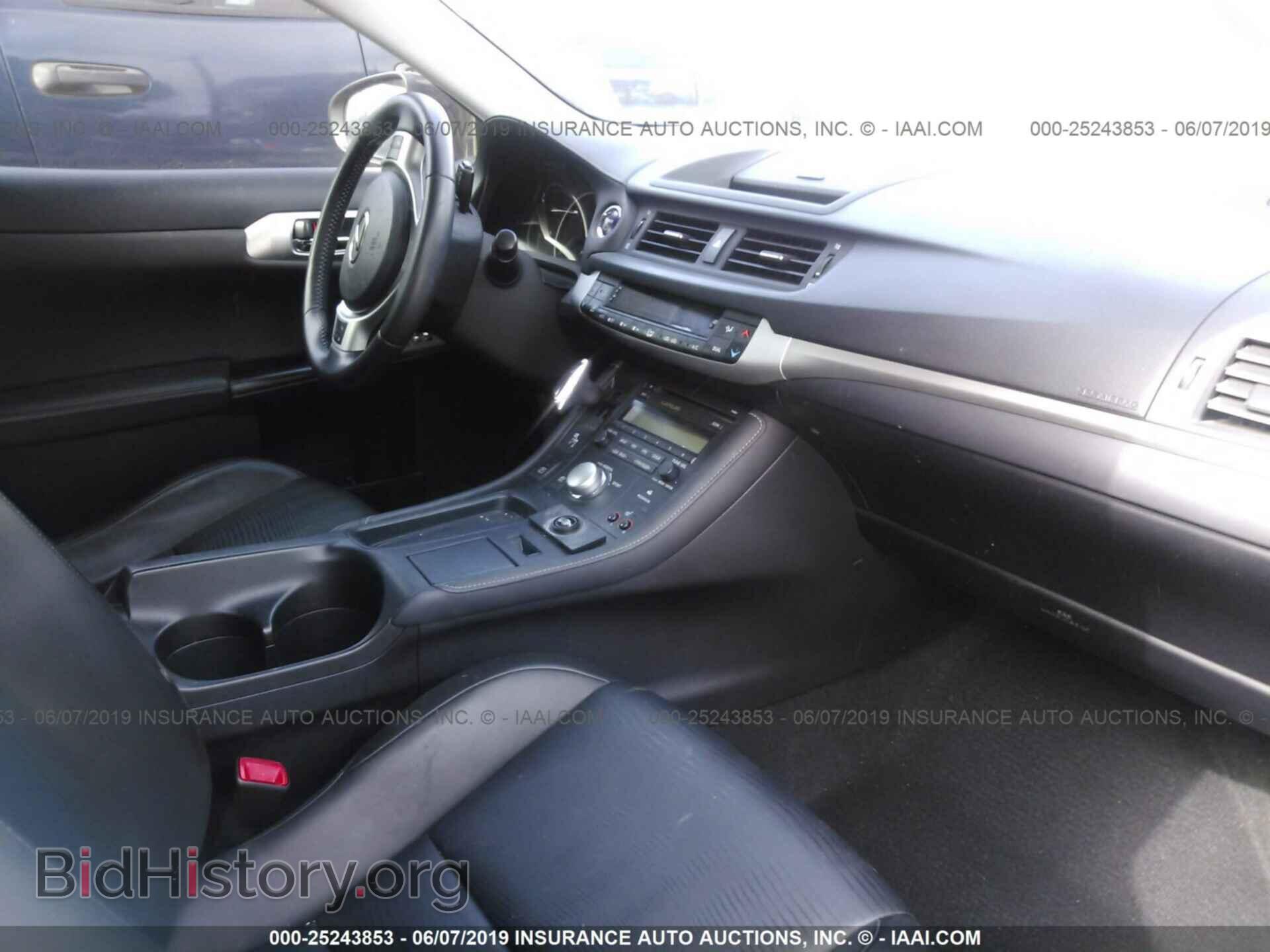 2012 LEXUS CT - VIN: JTHKD5BH9C2059200 - Фото 5