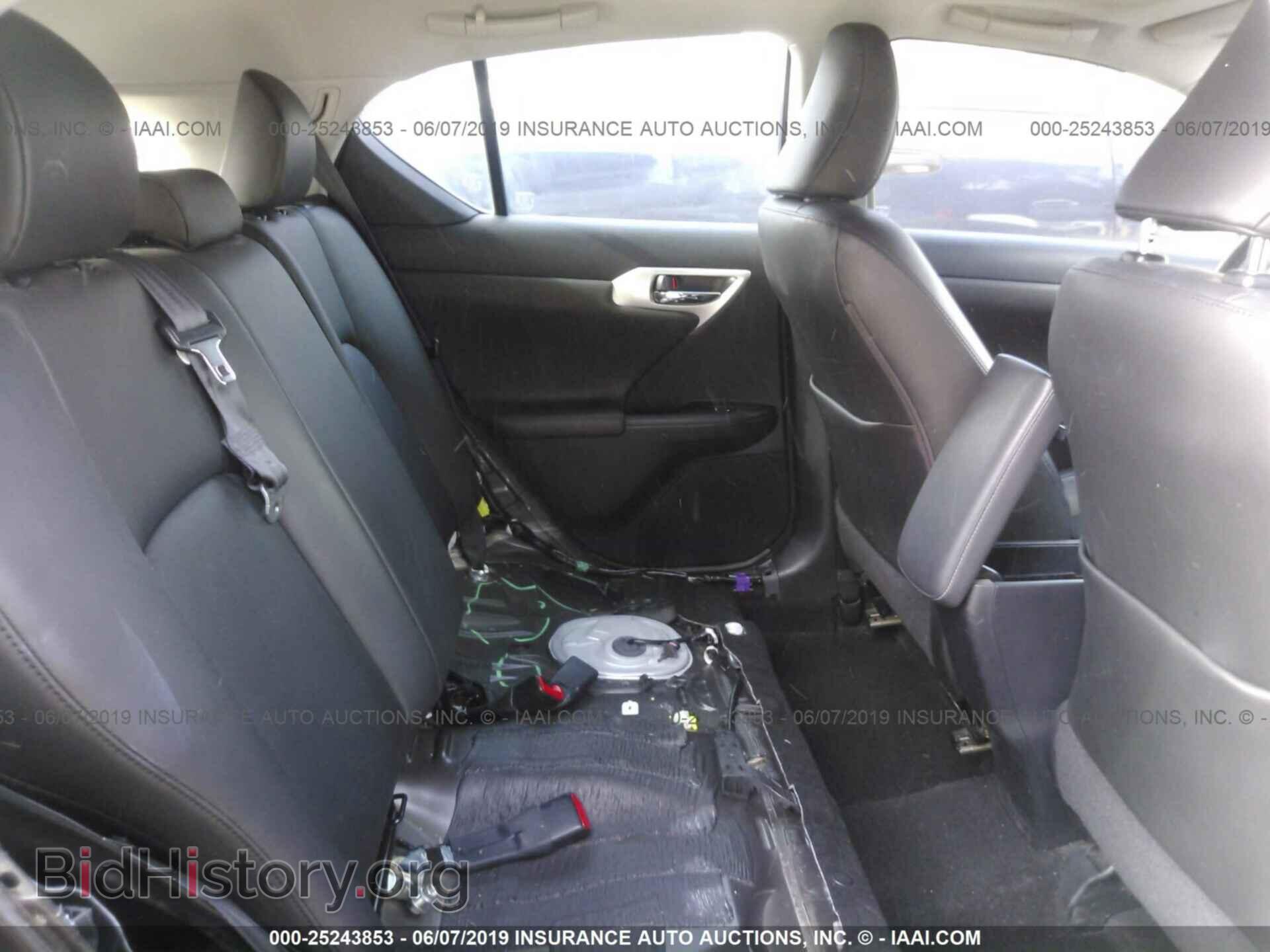 2012 LEXUS CT - VIN: JTHKD5BH9C2059200 - Фото 8