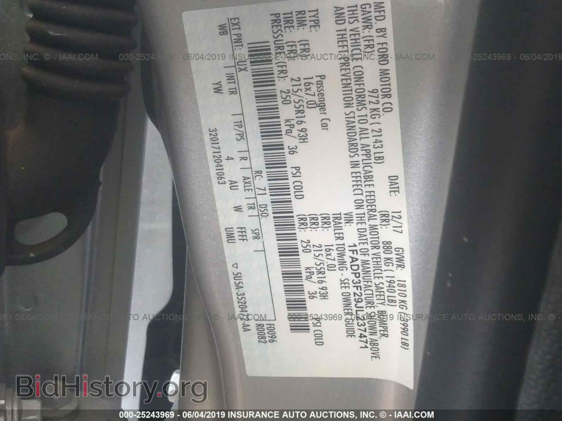 2018 FORD FOCUS - VIN: 1FADP3F29JL237471 - Photo 9