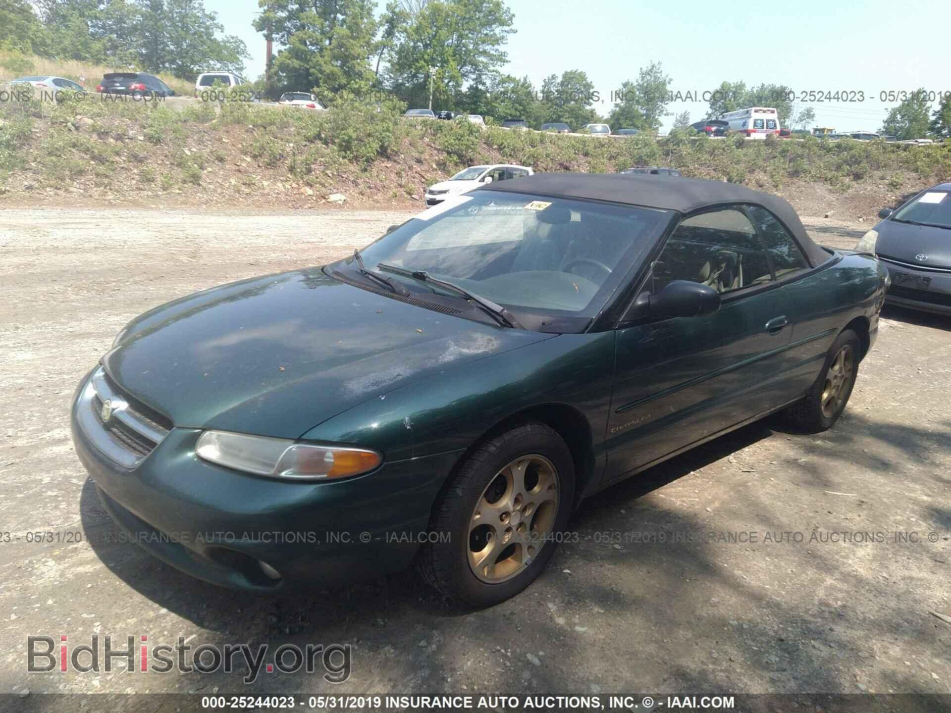 1998 CHRYSLER SEBRING - VIN: 3C3EL55H3WT240040 - Фото 2