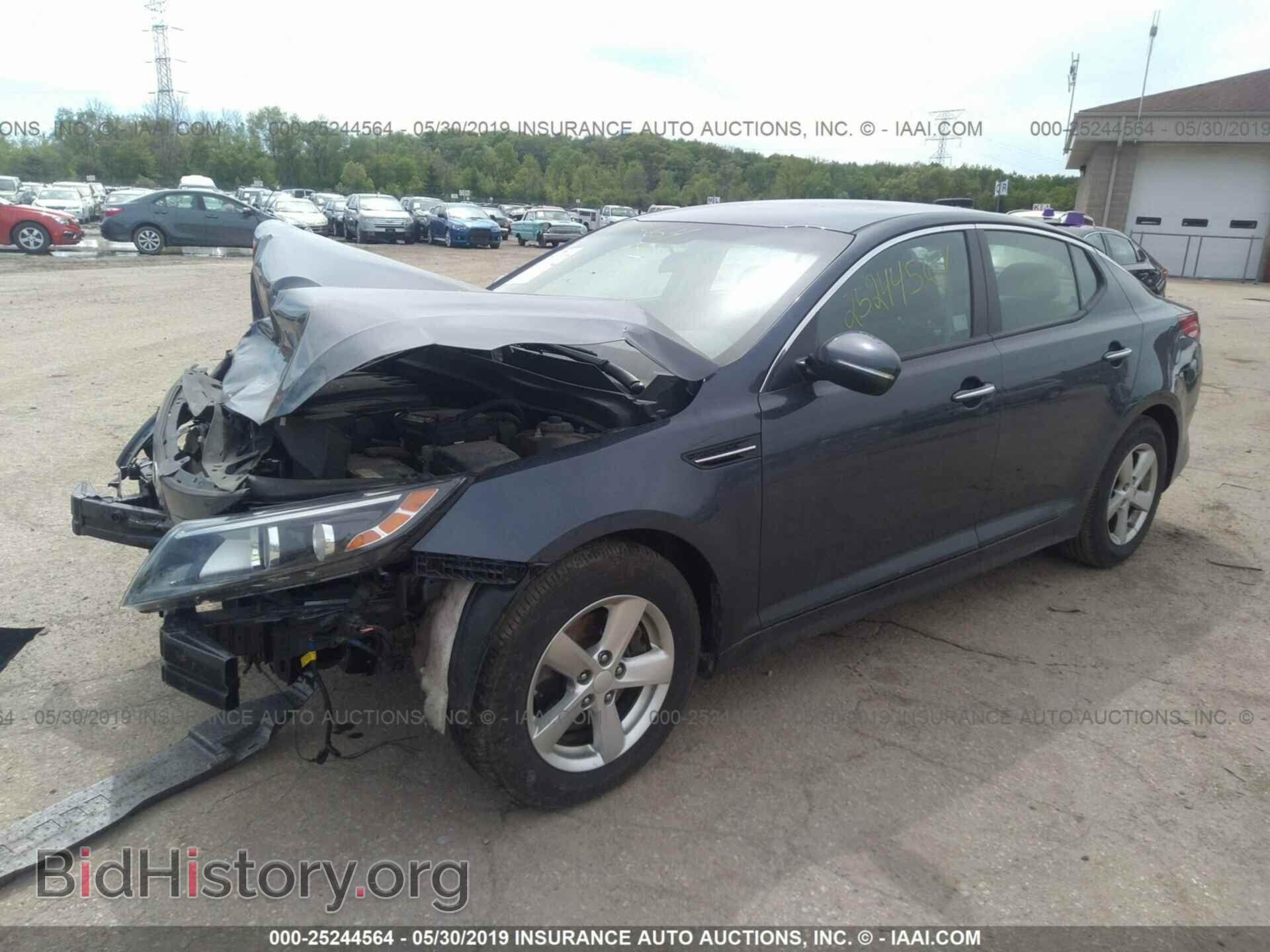 2015 KIA OPTIMA - VIN: KNAGM4A72F5539184 - Фото 2