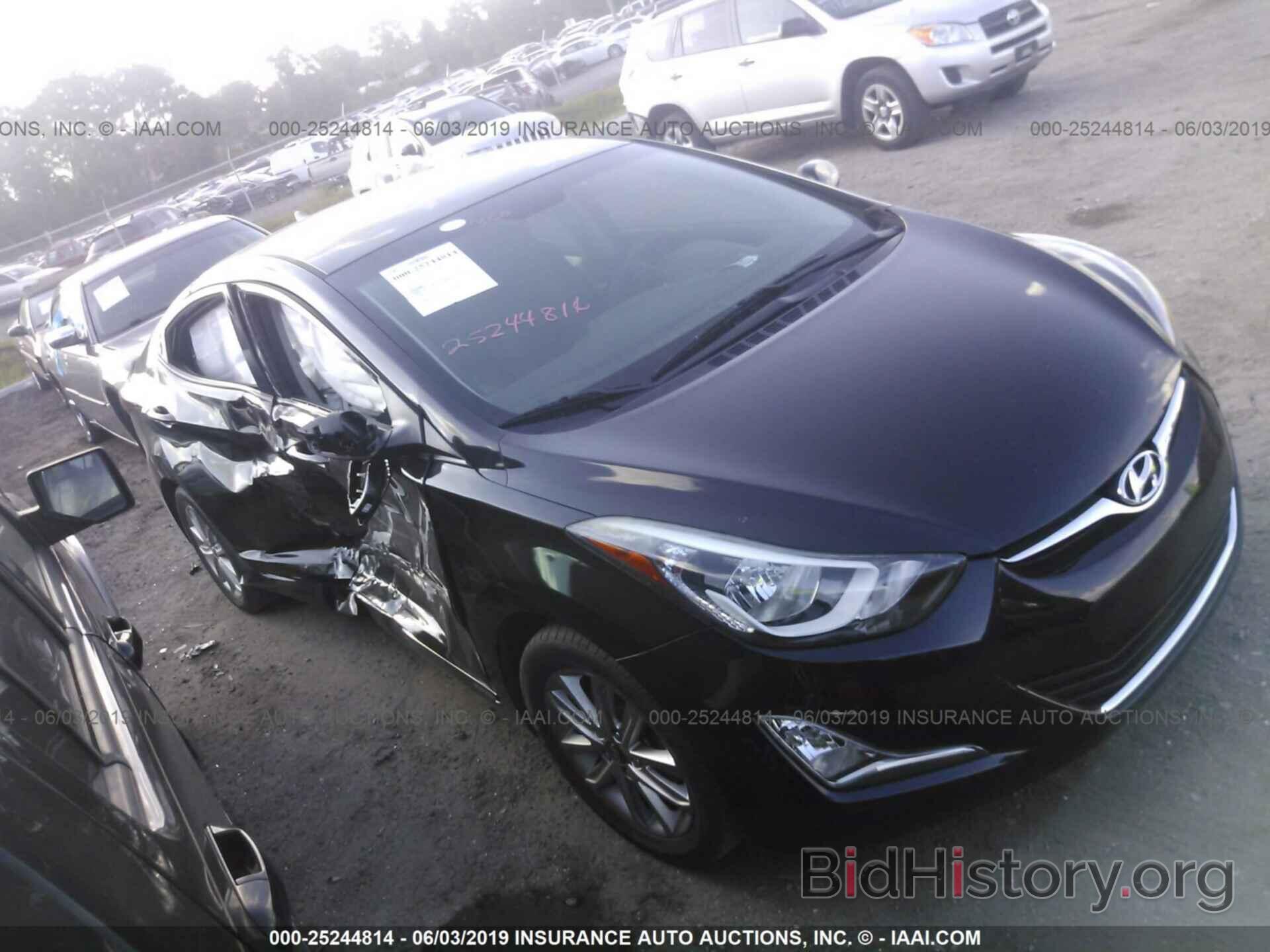 Photo KMHDH4AE6GU588562 - HYUNDAI ELANTRA 2016