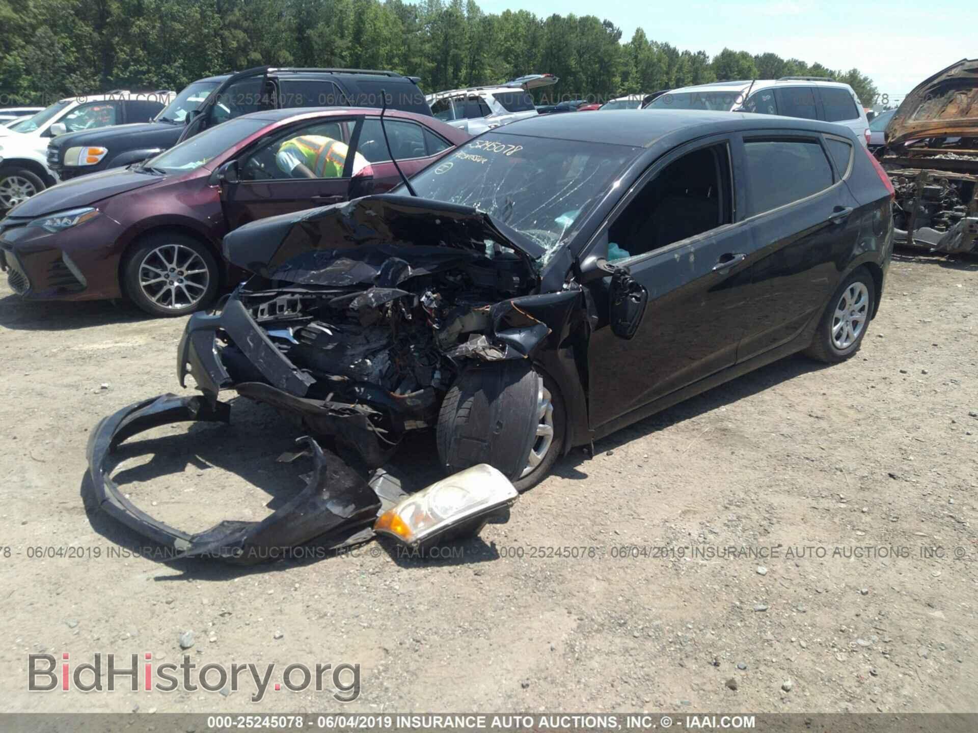 2014 HYUNDAI ACCENT - VIN: KMHCT5AEXEU197220 - Фото 2