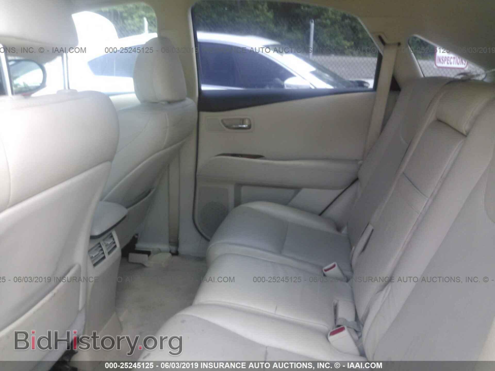 2011 LEXUS RX - VIN: 2T2BK1BA3BC086875 - Photo 8