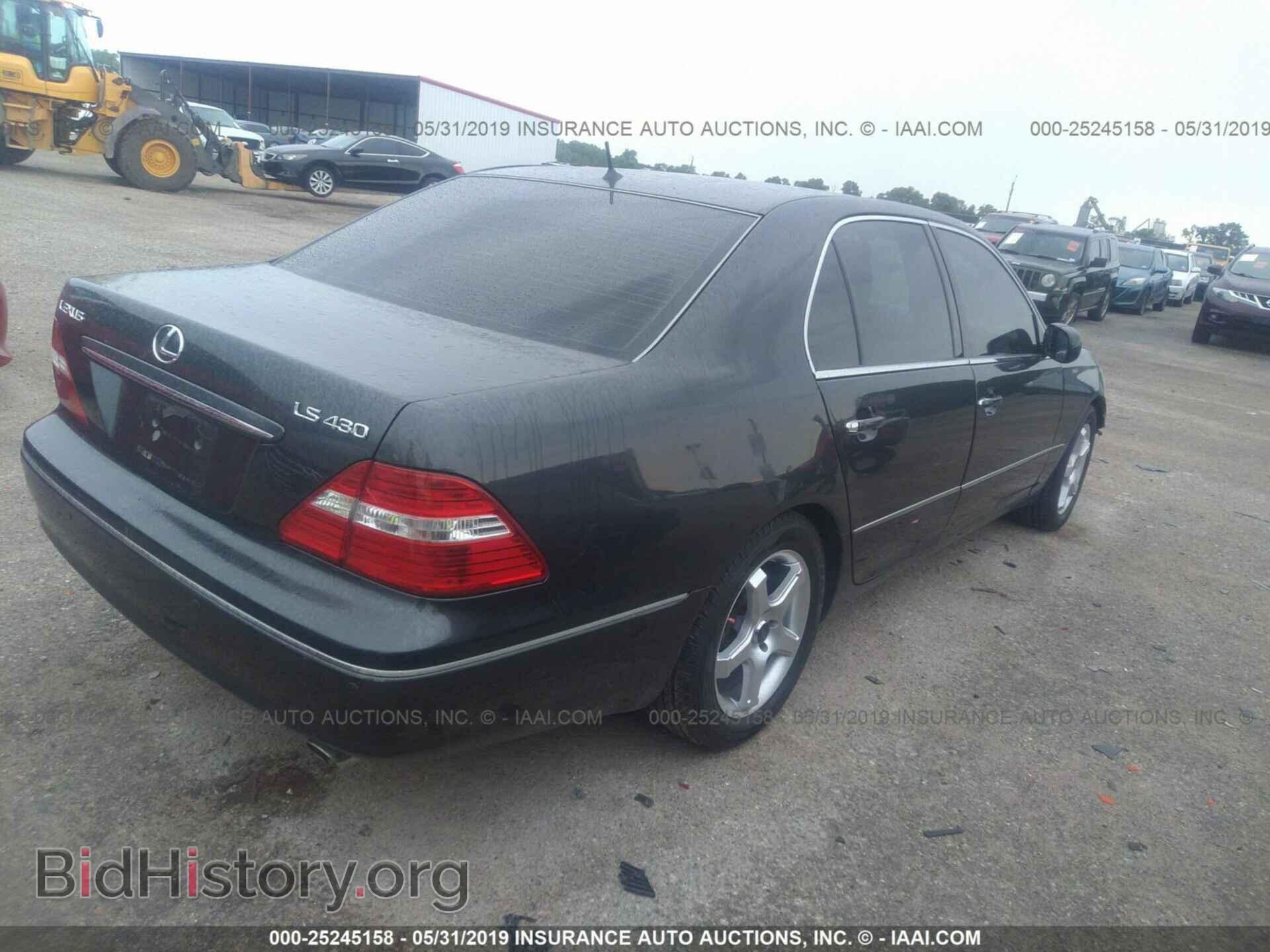 2004 LEXUS LS - VIN: JTHBN36F340157307 - Фото 4