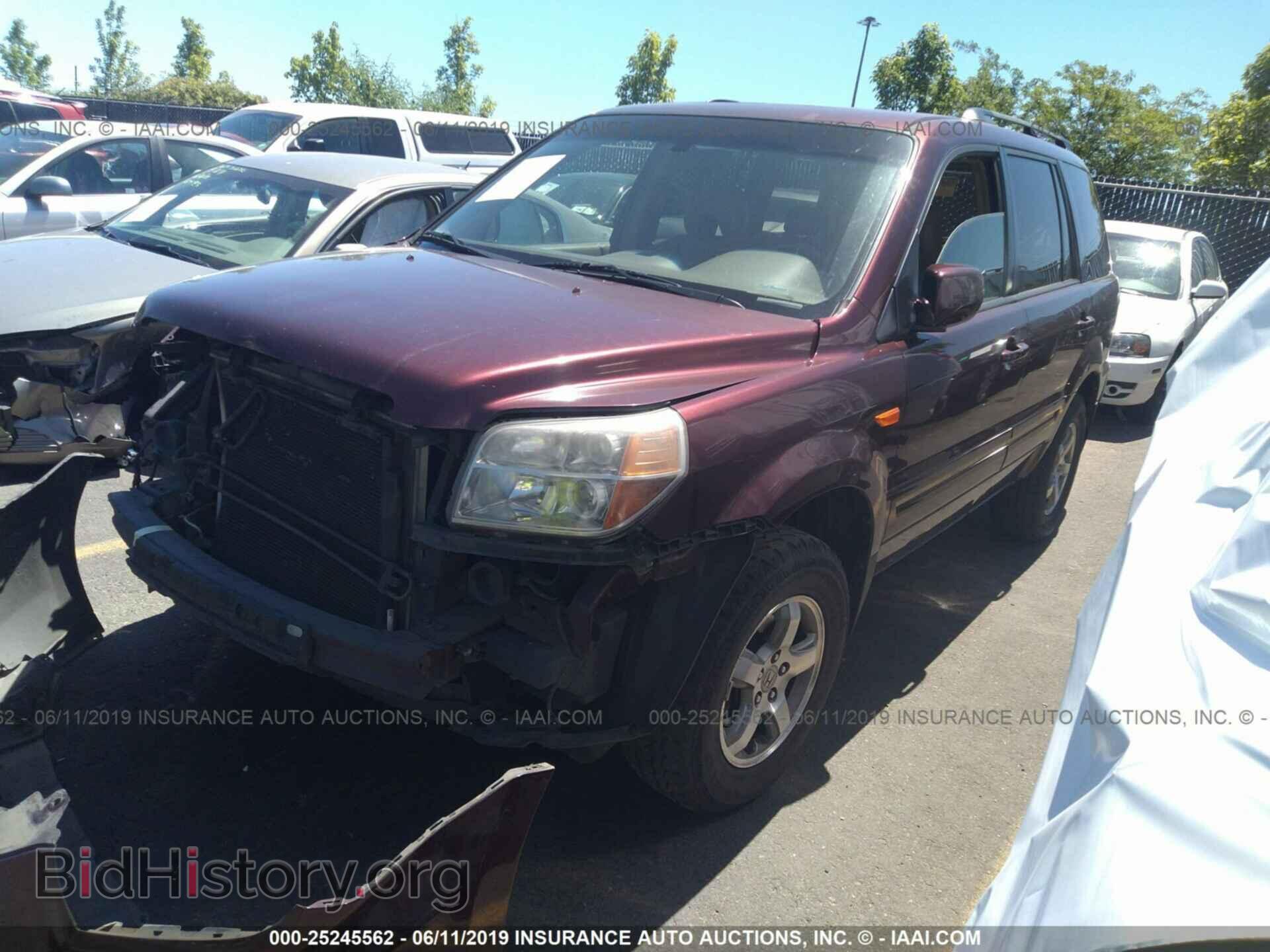 2007 HONDA PILOT - VIN: 2HKYF18517H515240 - Фото 2