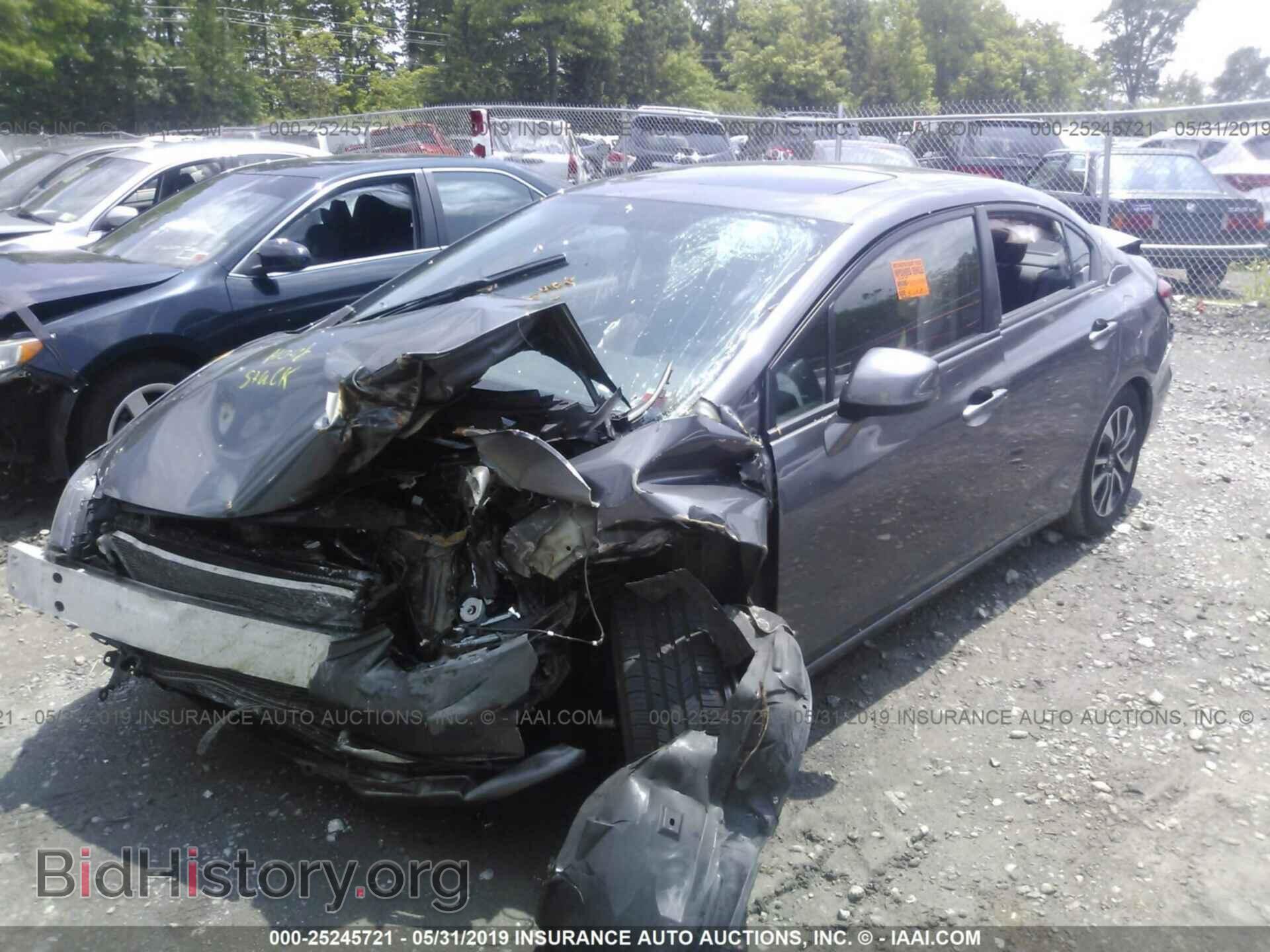 2013 HONDA CIVIC - VIN: 2HGFB2F98DH504465 - Фото 2