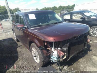 2012 Ford FLEX SEL, maroon — VIN 2FMGK5CCXCBD11249, IAAI