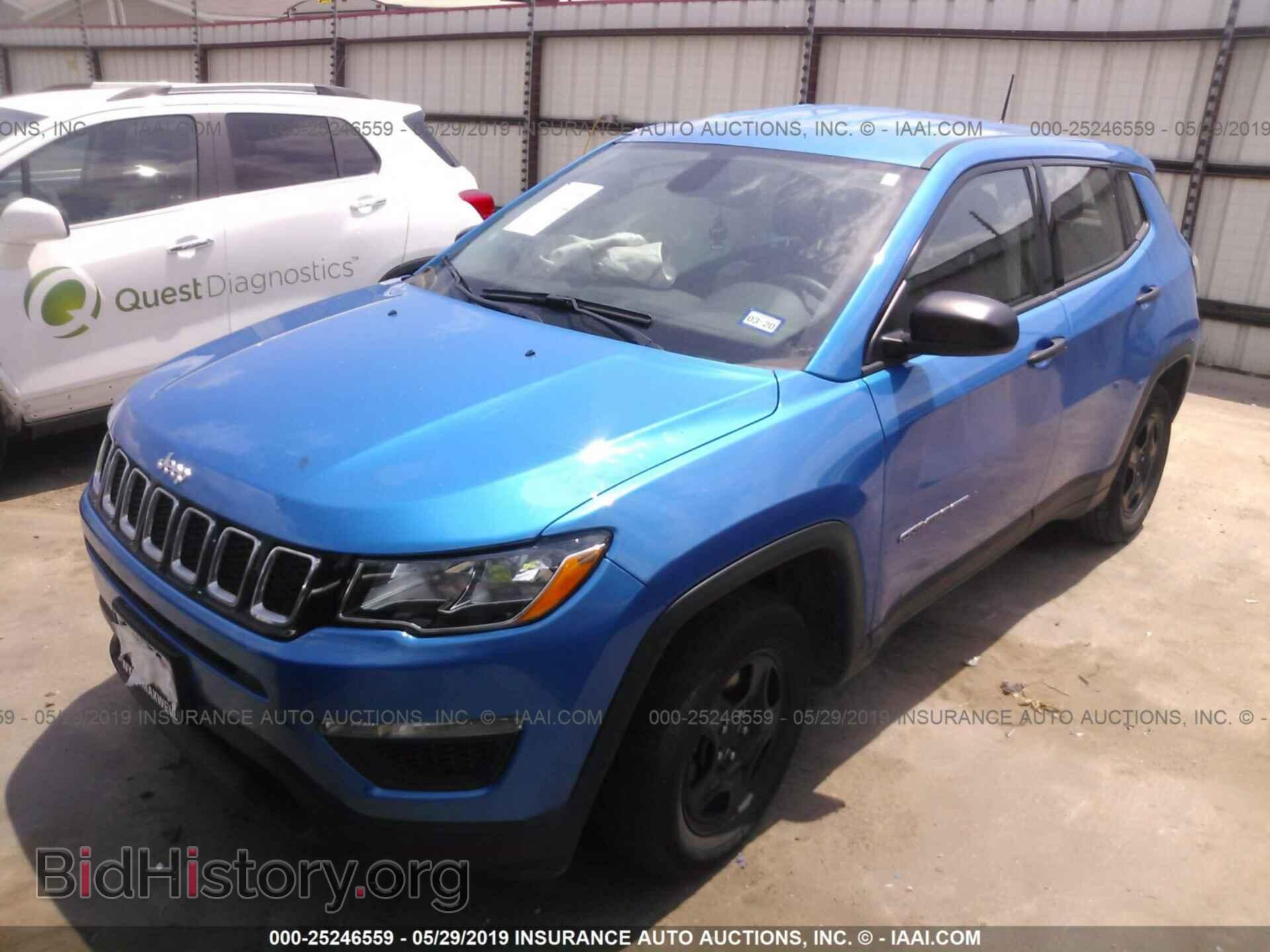 2018 JEEP COMPASS - VIN: 3C4NJCABXJT255179 - Фото 2