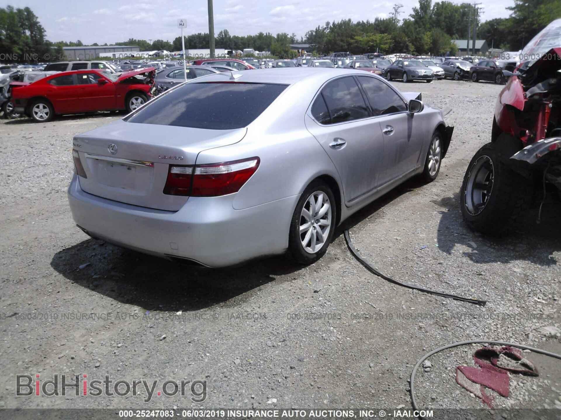 2007 LEXUS LS - VIN: JTHBL46F675048357 - Photo 4