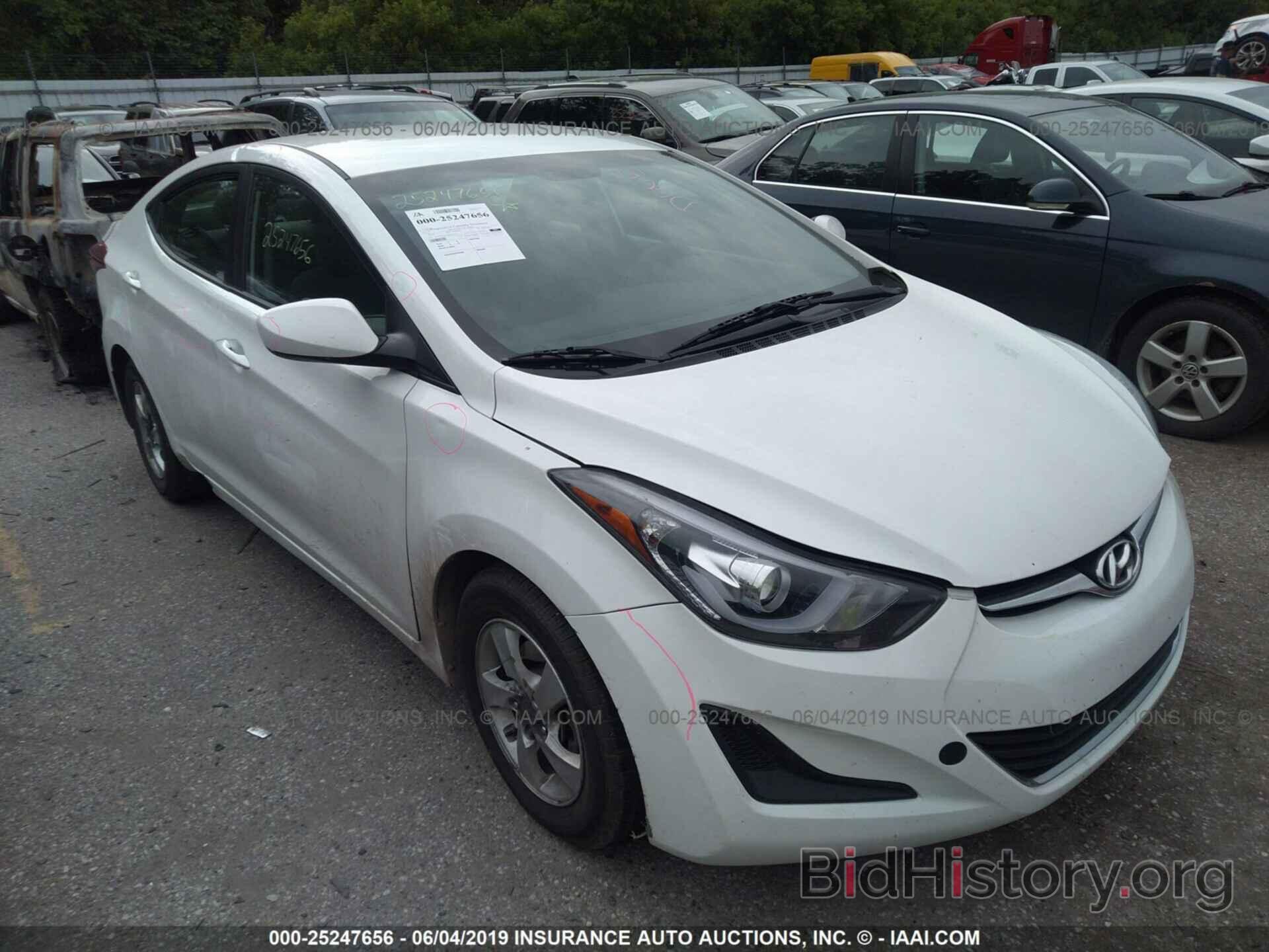 Photo 5NPDH4AE2EH493654 - HYUNDAI ELANTRA 2014