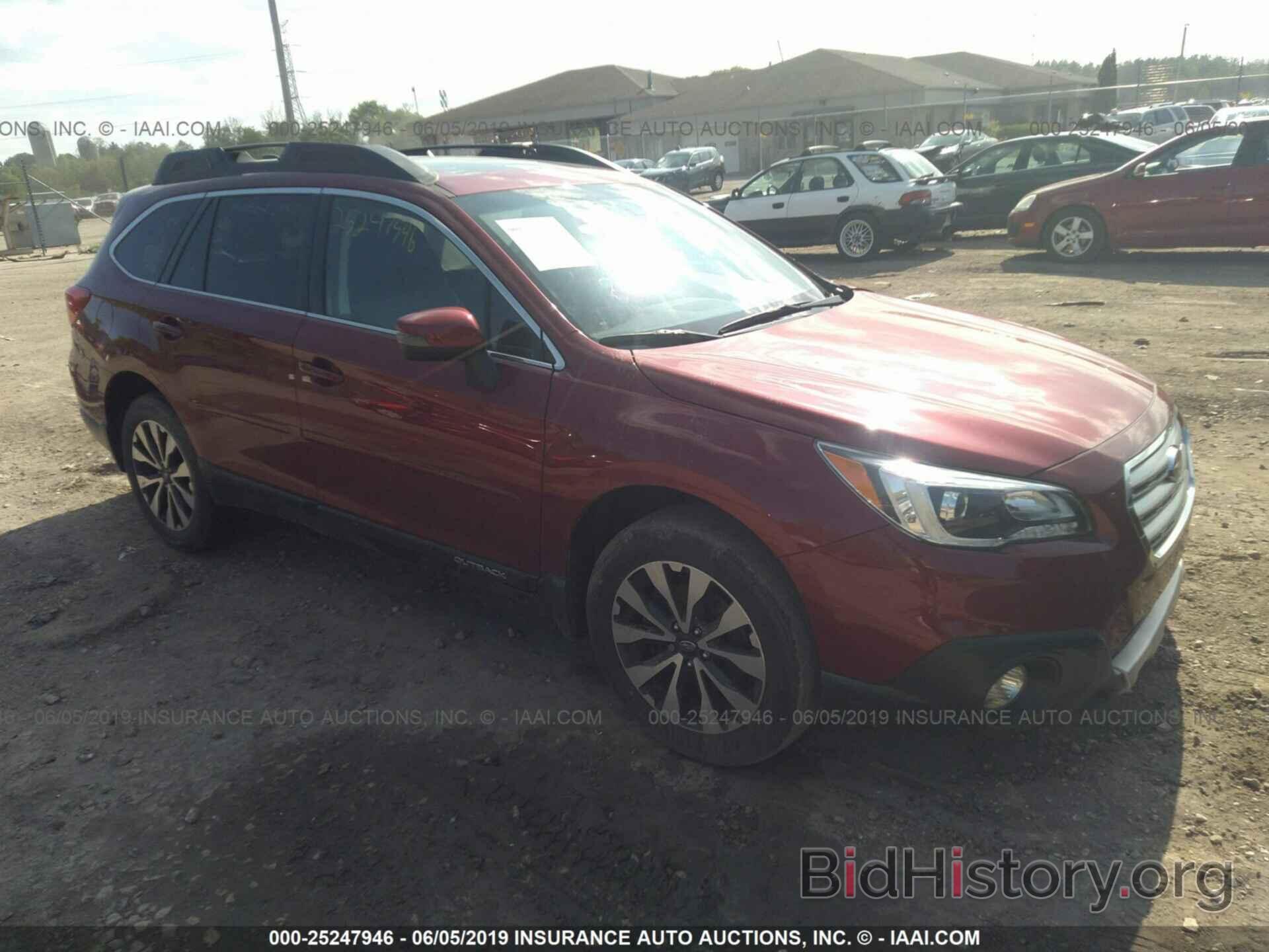 Фотография 4S4BSENC5G3274561 - SUBARU OUTBACK 2016