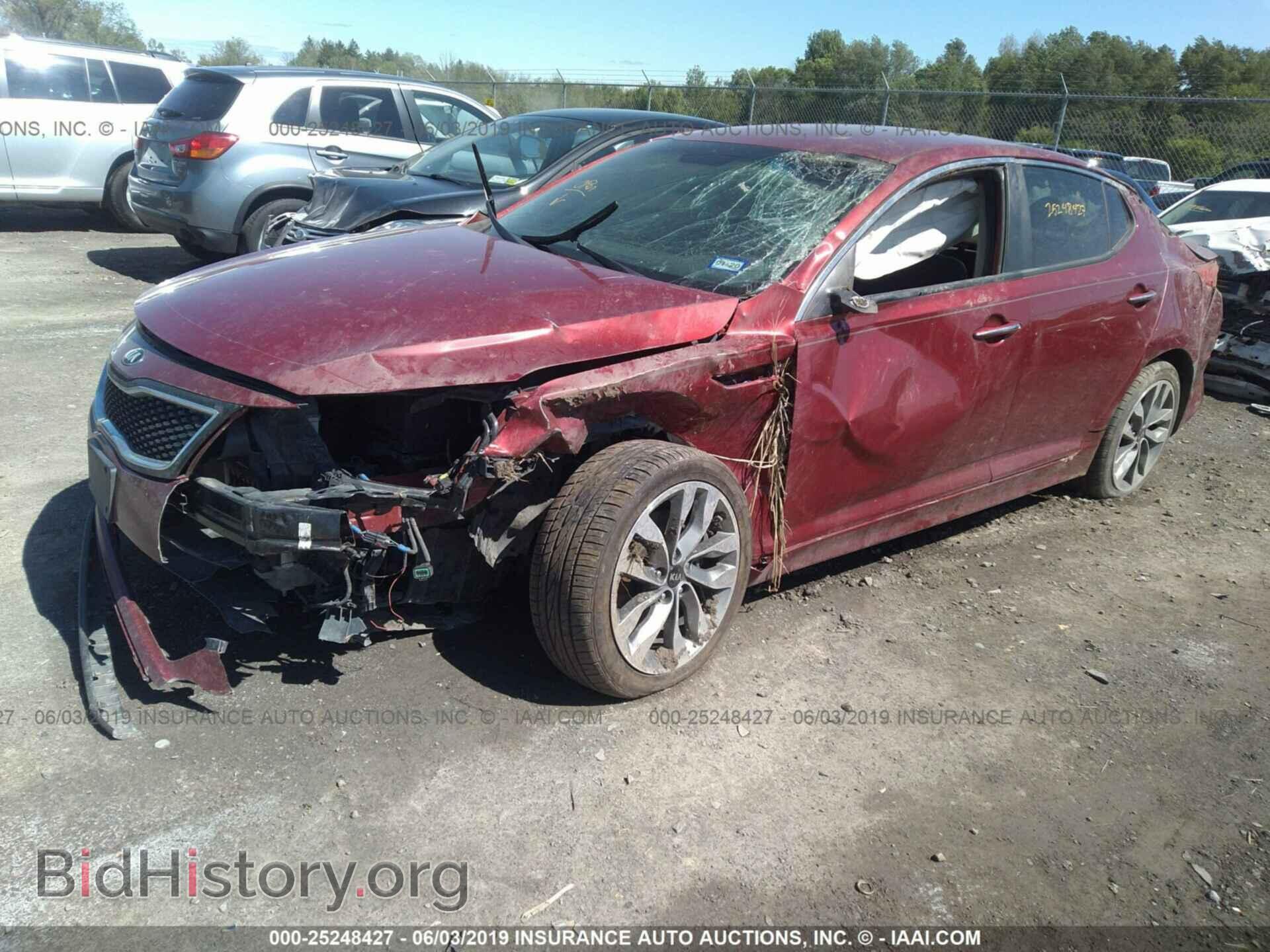 2014 KIA OPTIMA - VIN: 5XXGR4A6XEG330054 - Фото 2