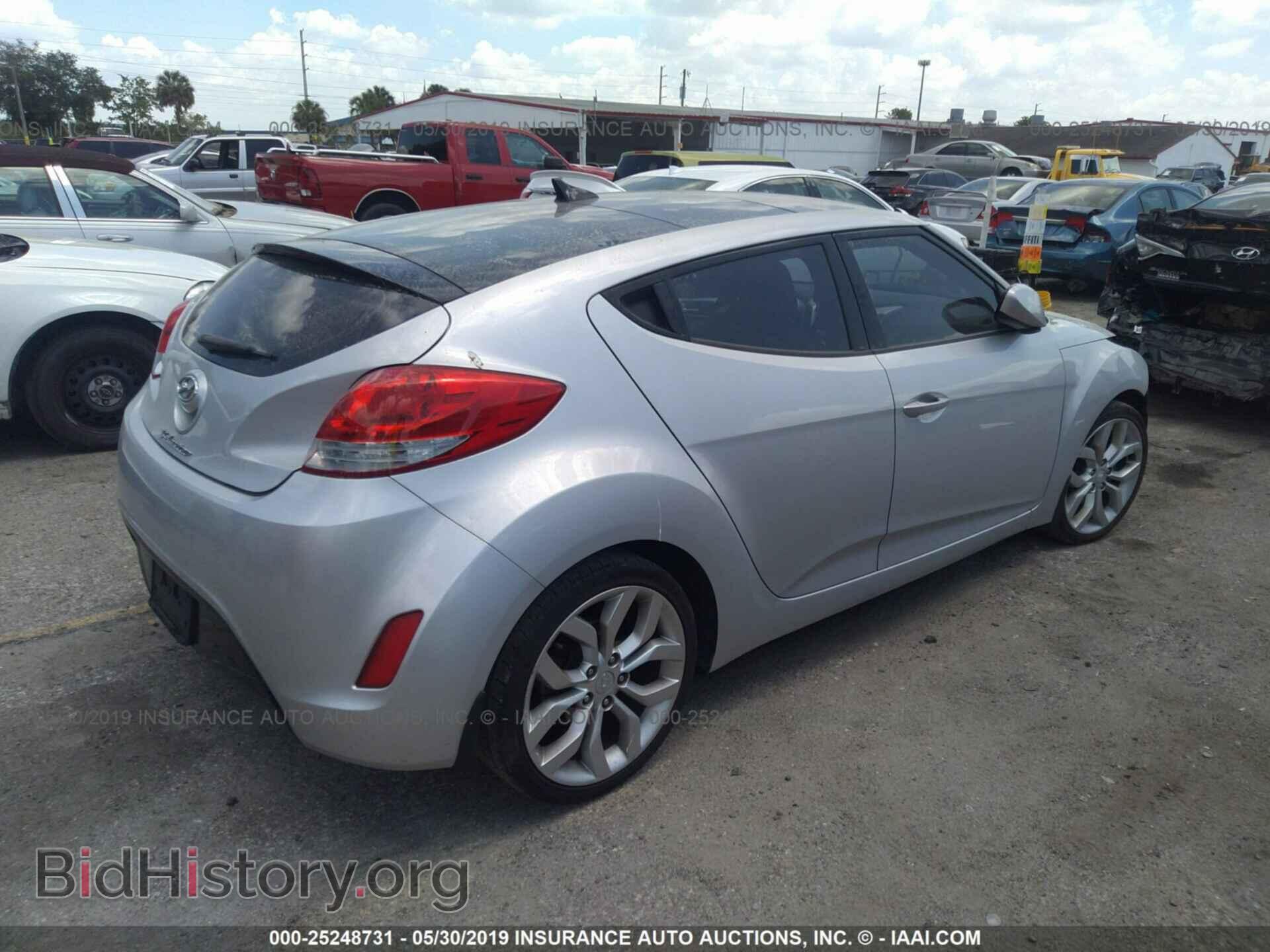 2013 HYUNDAI VELOSTER - VIN: KMHTC6AD4DU086254 - Фото 4