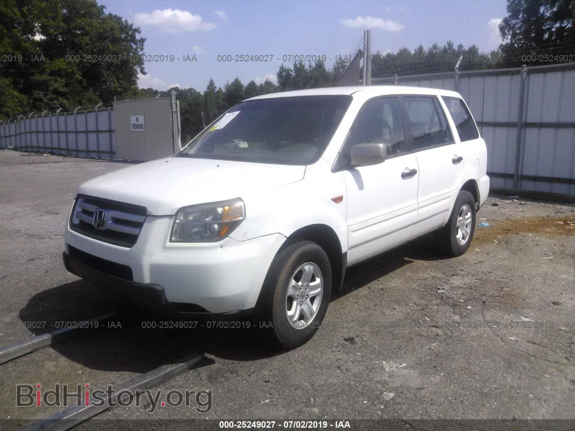 2006 HONDA PILOT - VIN: 2HKYF18106H554803 - Фото 2