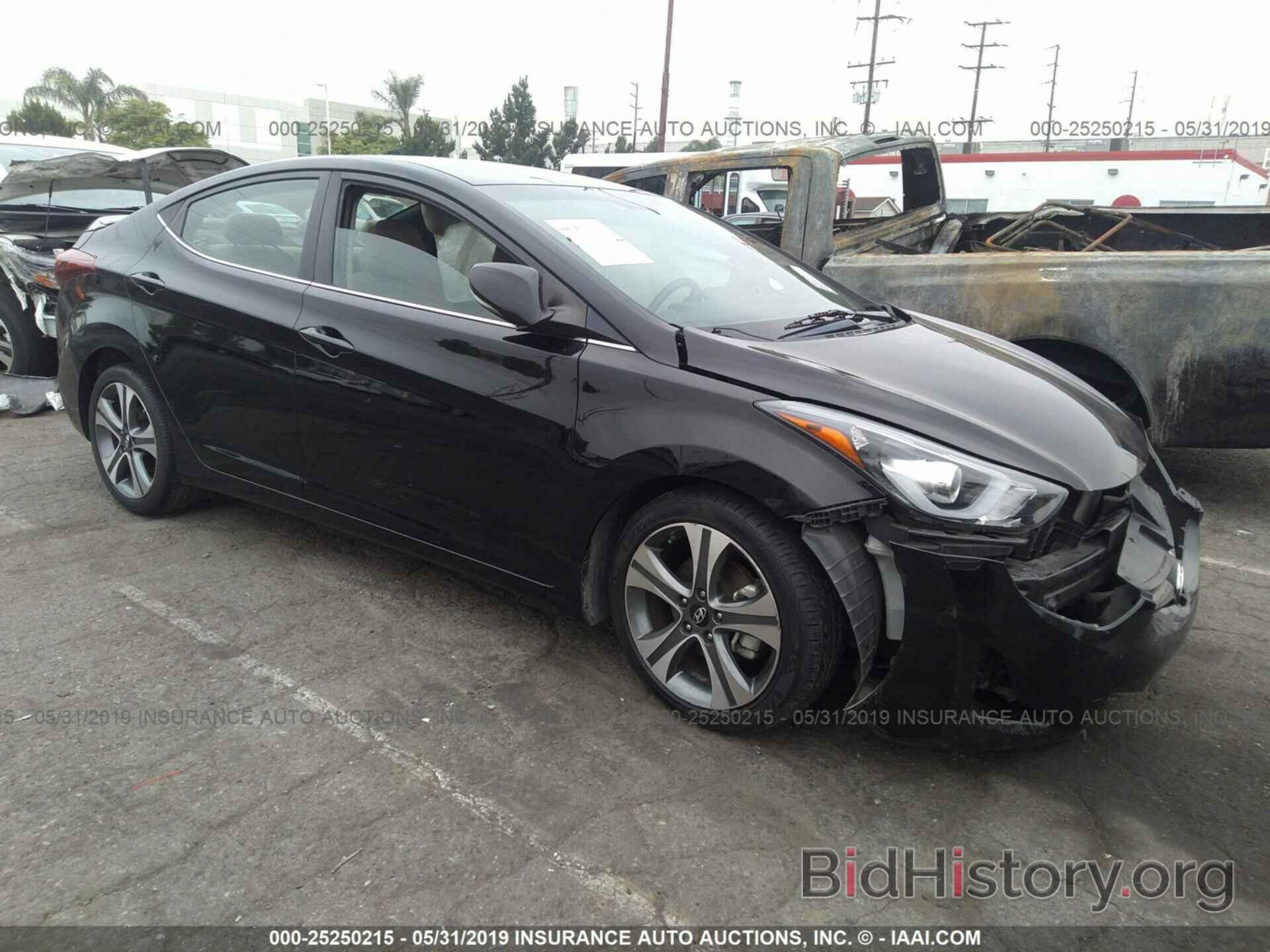 Photo KMHDH4AH9GU488398 - HYUNDAI ELANTRA 2016