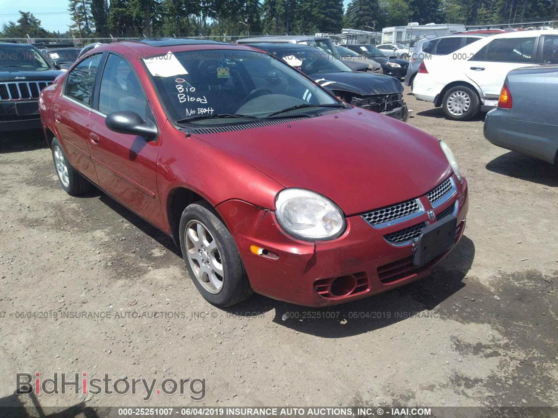 Photo 1B3ES56C35D123016 - DODGE NEON 2005