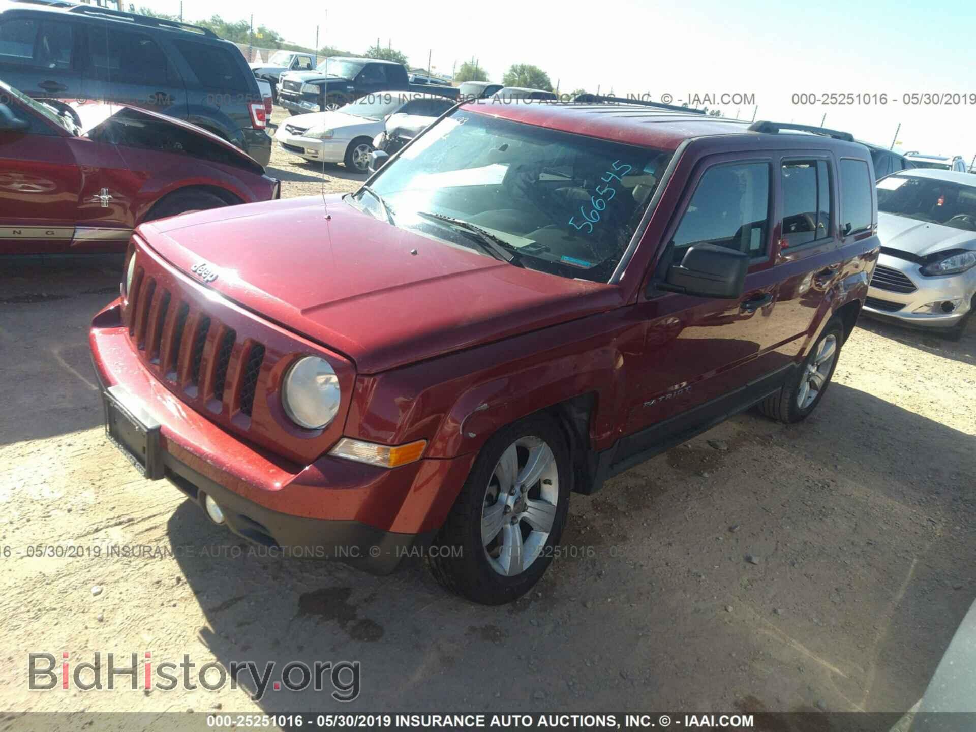 2012 JEEP PATRIOT - VIN: 1C4NJPFB7CD566545 - Фото 2