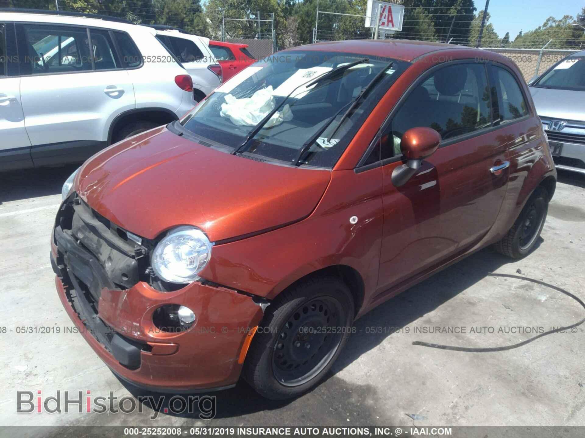 2014 FIAT 500 - VIN: 3C3CFFAR4ET184904 - Фото 2
