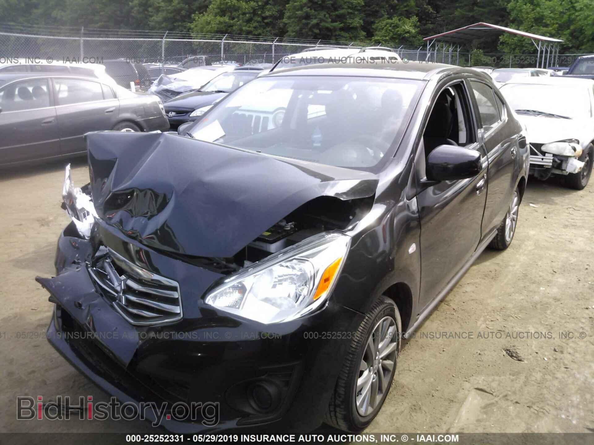 2019 MITSUBISHI MIRAGE - VIN: ML32F3FJ4KHF12296 - Фото 2
