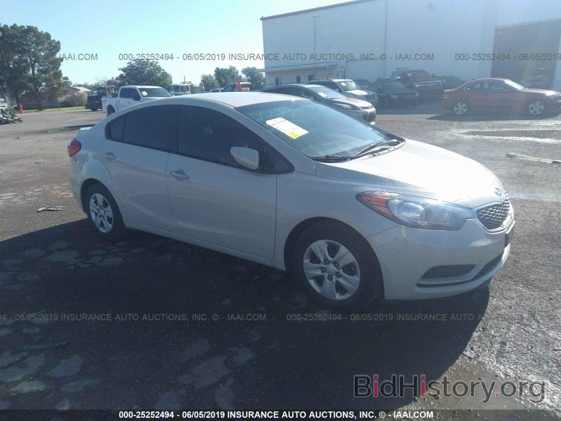 Photo KNAFK4A69F5362495 - KIA FORTE 2015