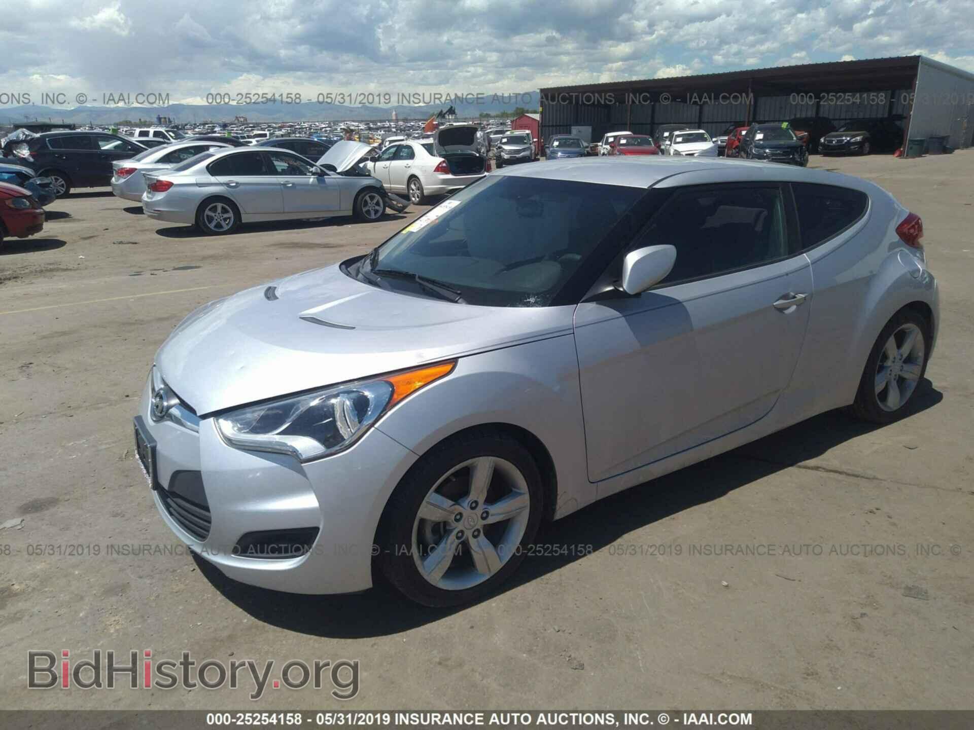 2014 HYUNDAI VELOSTER - VIN: KMHTC6AD1EU204858 - Фото 2