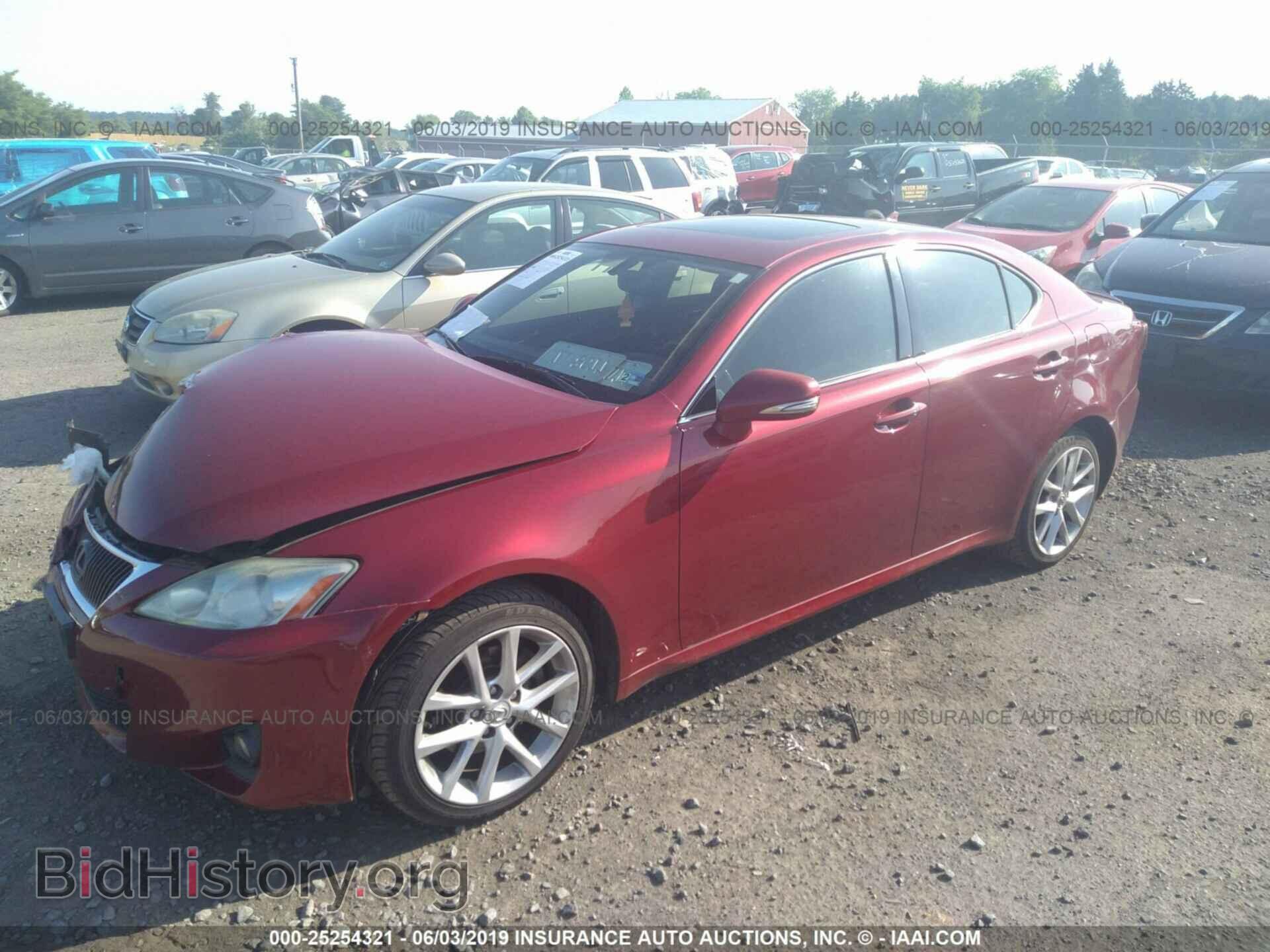 2011 LEXUS IS - VIN: JTHCF5C20B5049189 - Фото 2