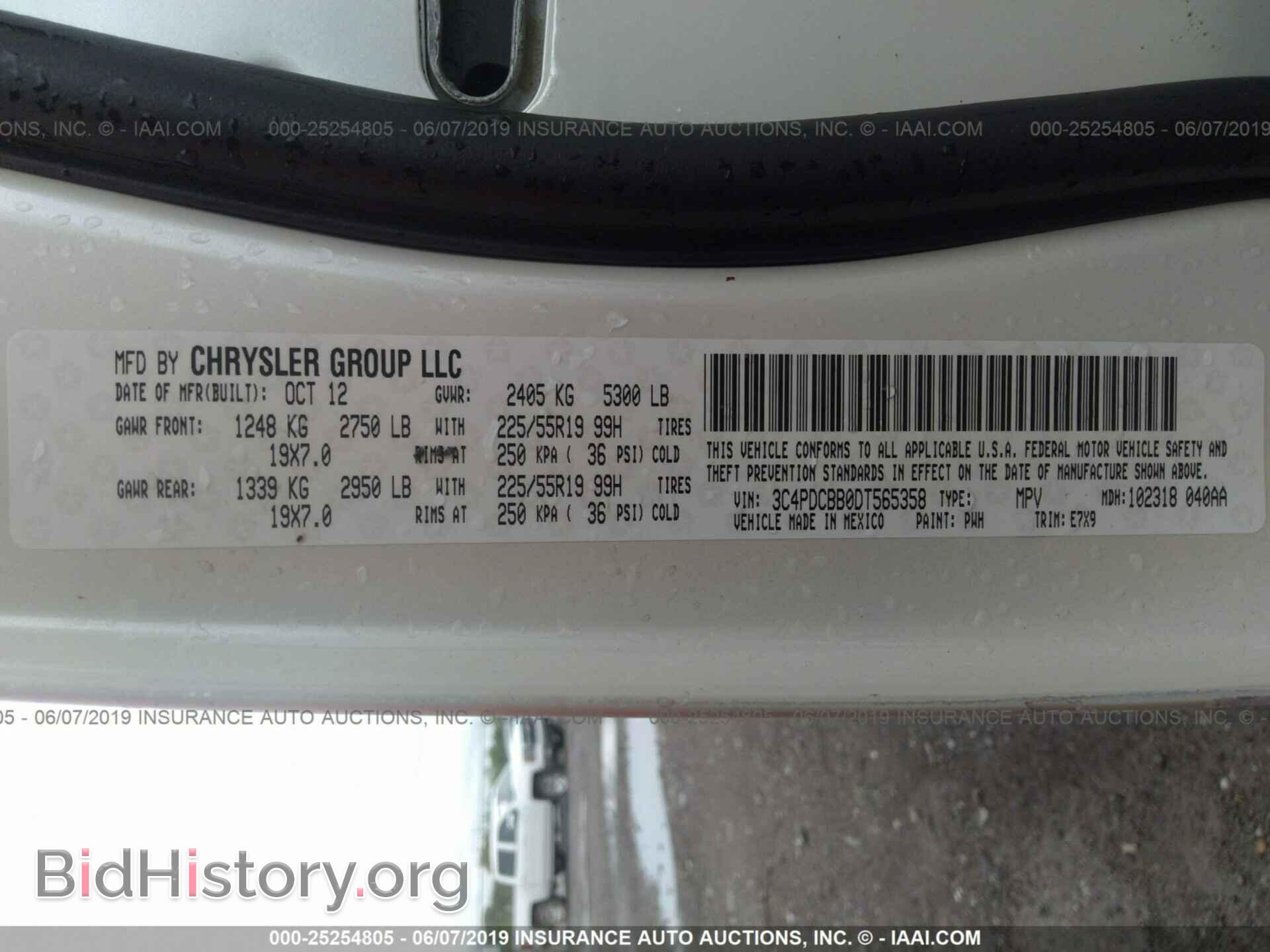 2013 DODGE JOURNEY - VIN: 3C4PDCBB0DT565358 - Photo 9
