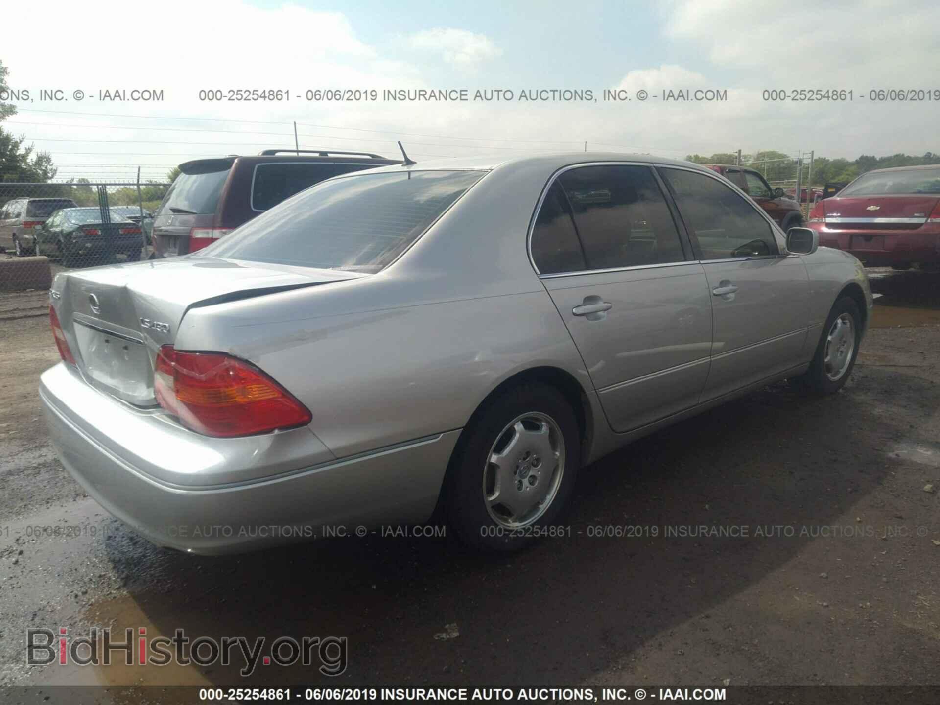 2002 LEXUS LS - VIN: JTHBN30F120084198 - Фото 4